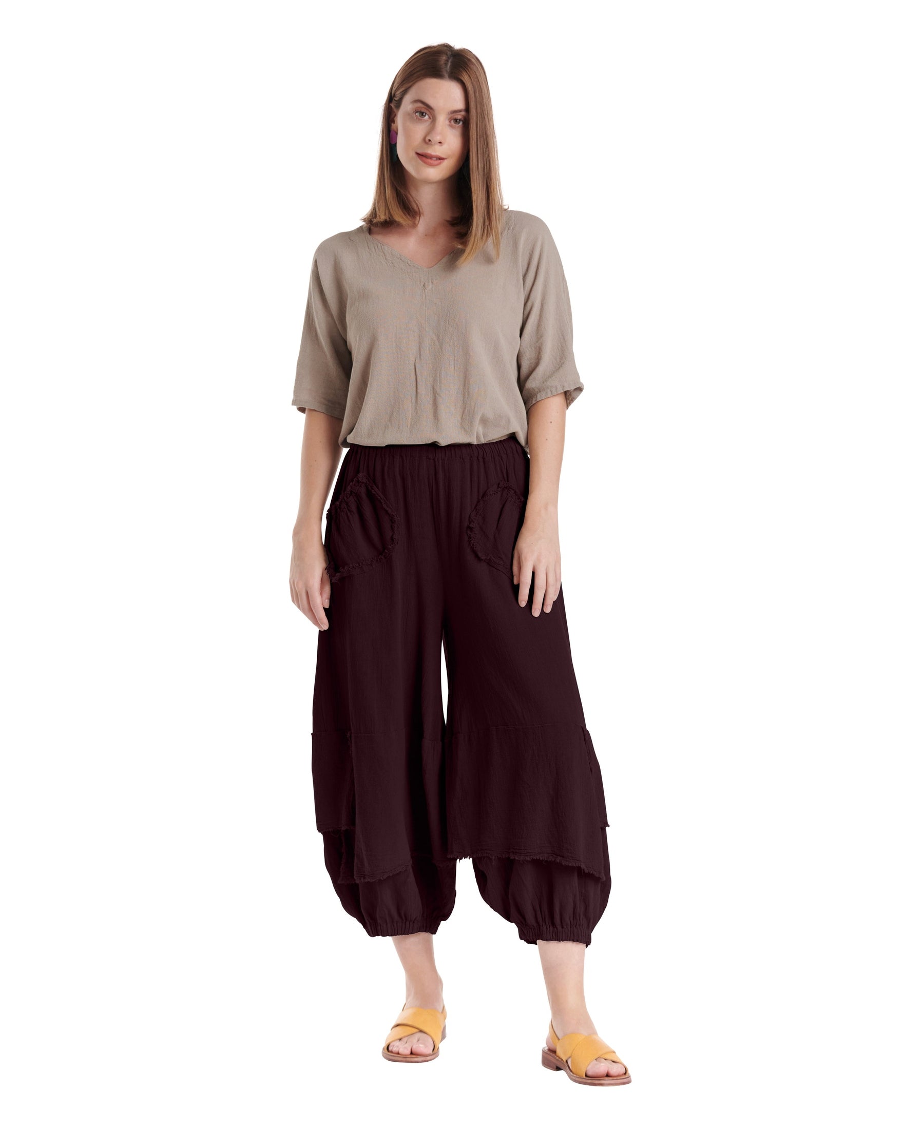 Guchi Cotton Gauze Pants-Oh My Gauze