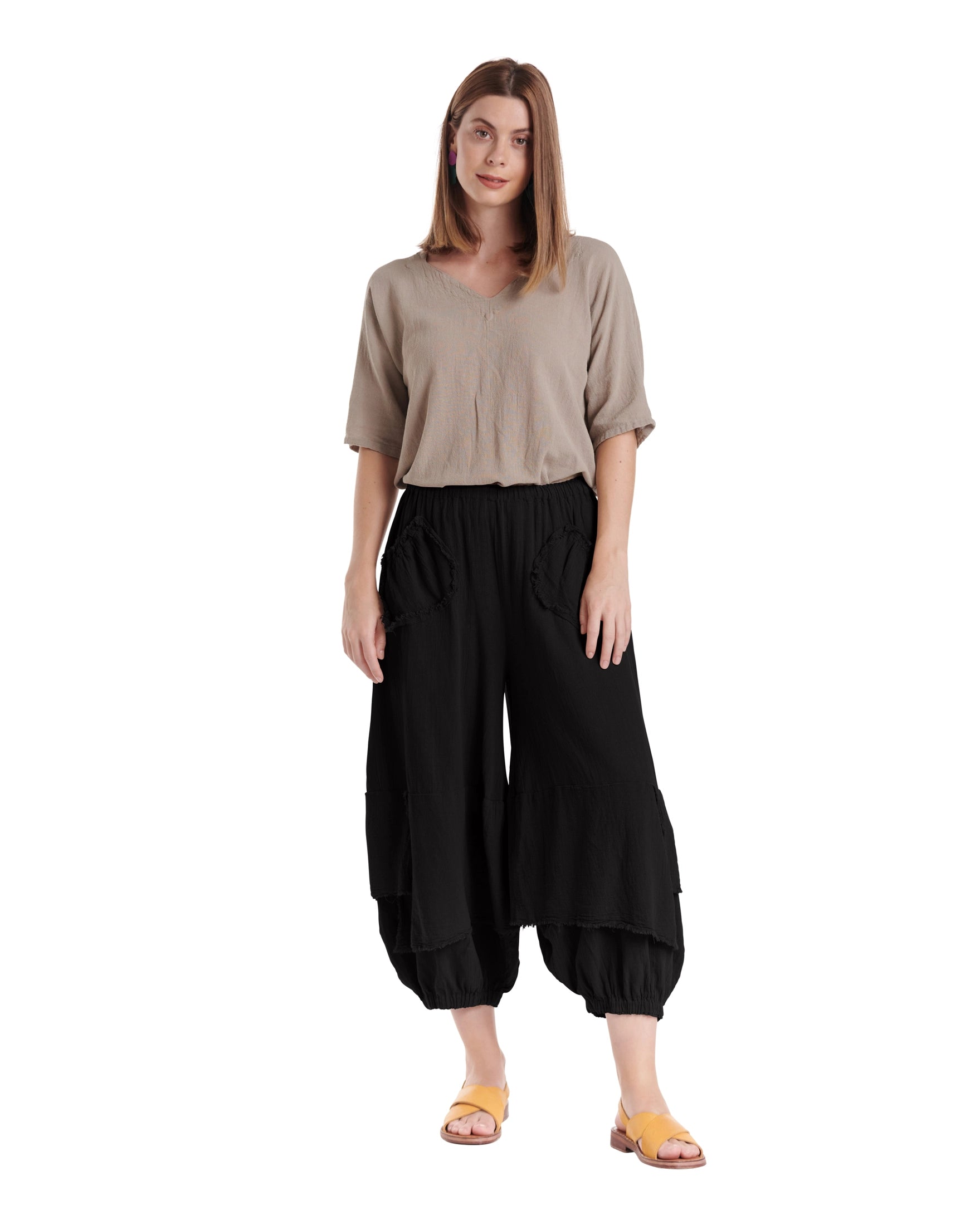Guchi Cotton Gauze Pants-Oh My Gauze