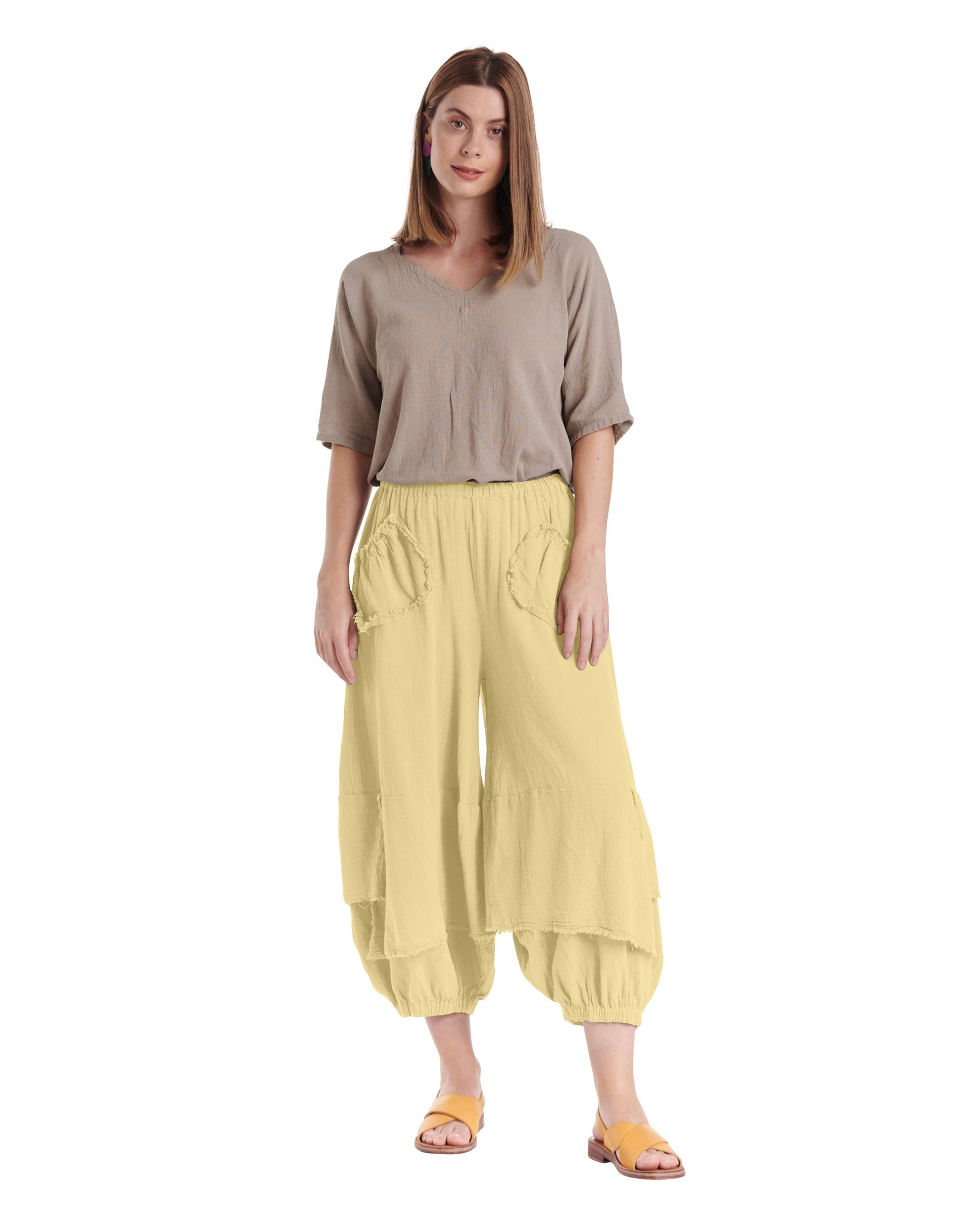Guchi Cotton Gauze Pants-Oh My Gauze