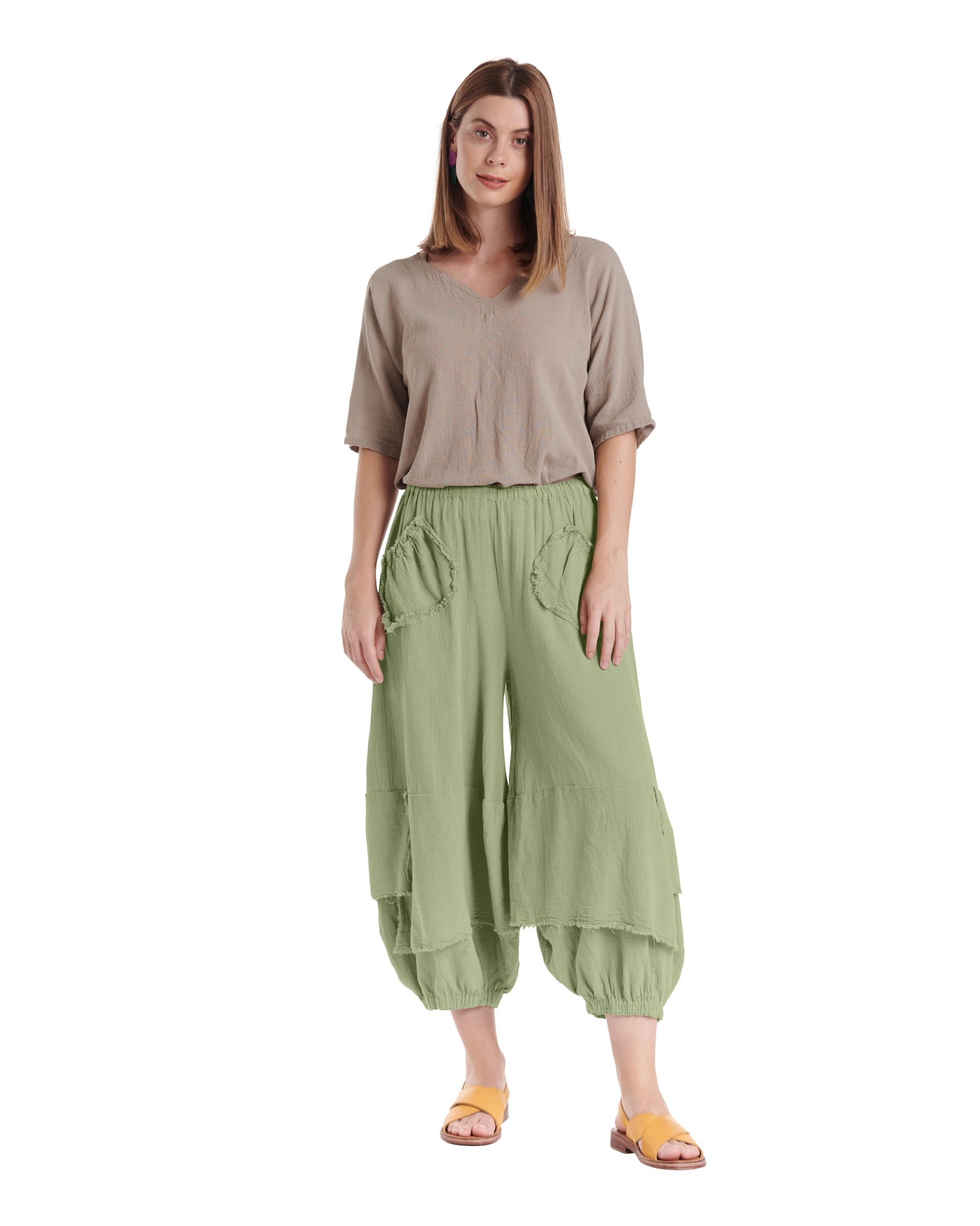 Guchi Cotton Gauze Pants-Oh My Gauze