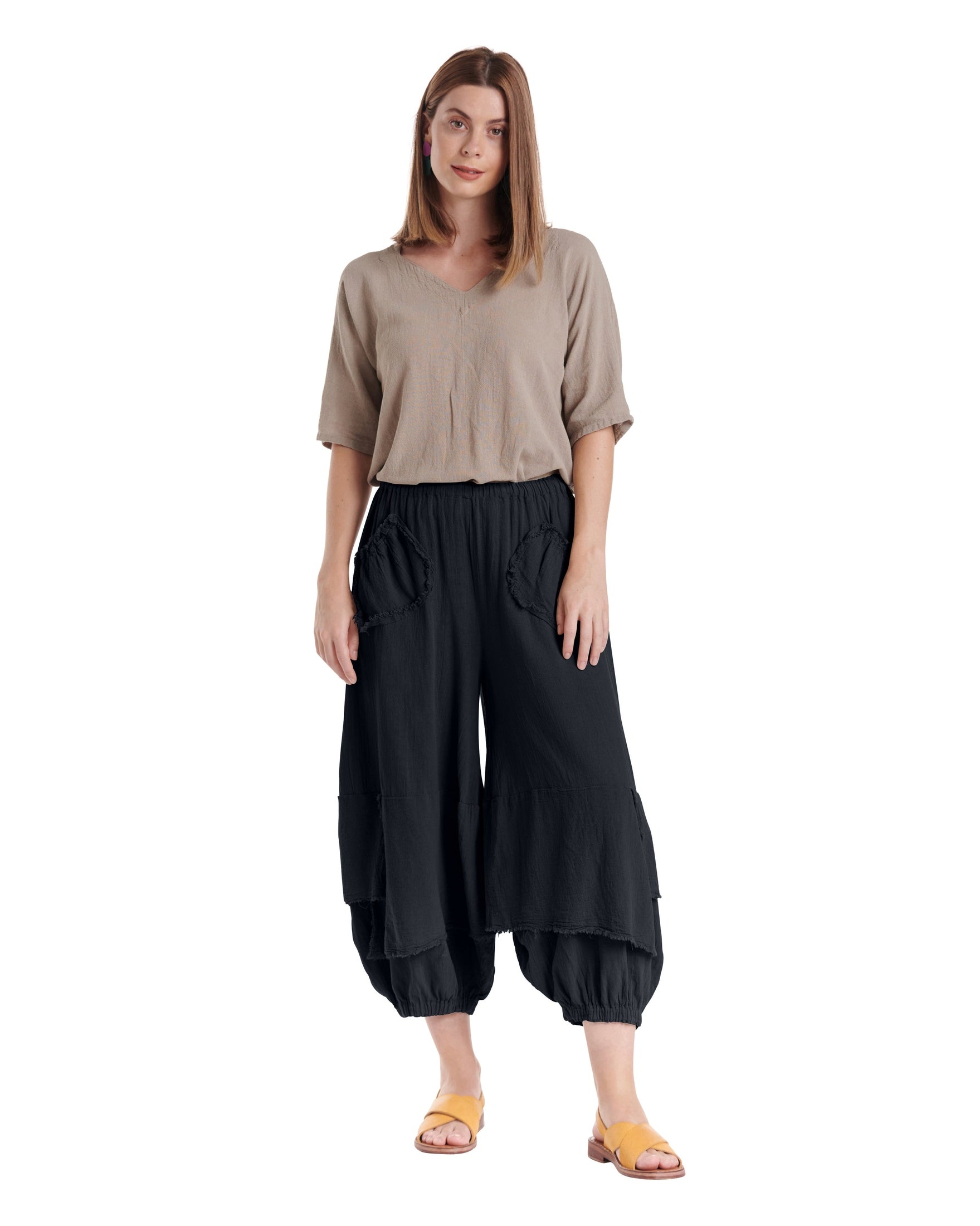 Guchi Cotton Gauze Pants-Oh My Gauze