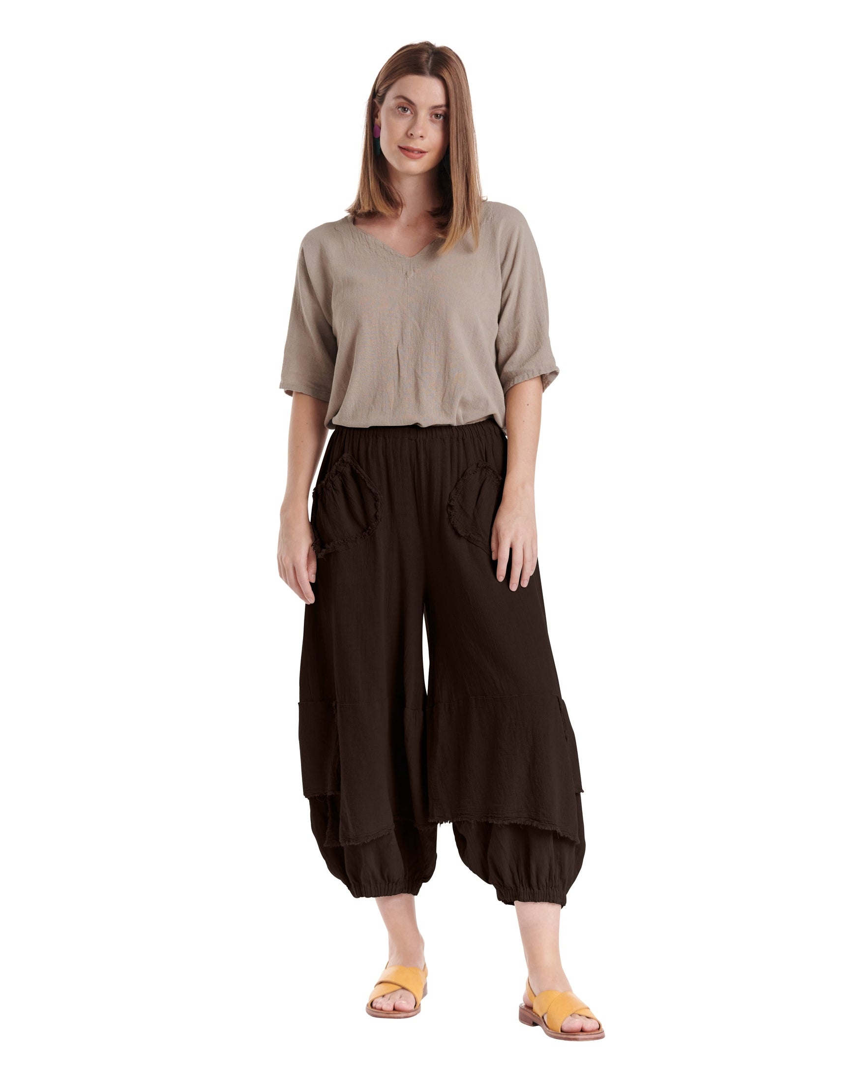 Guchi Cotton Gauze Pants-Oh My Gauze