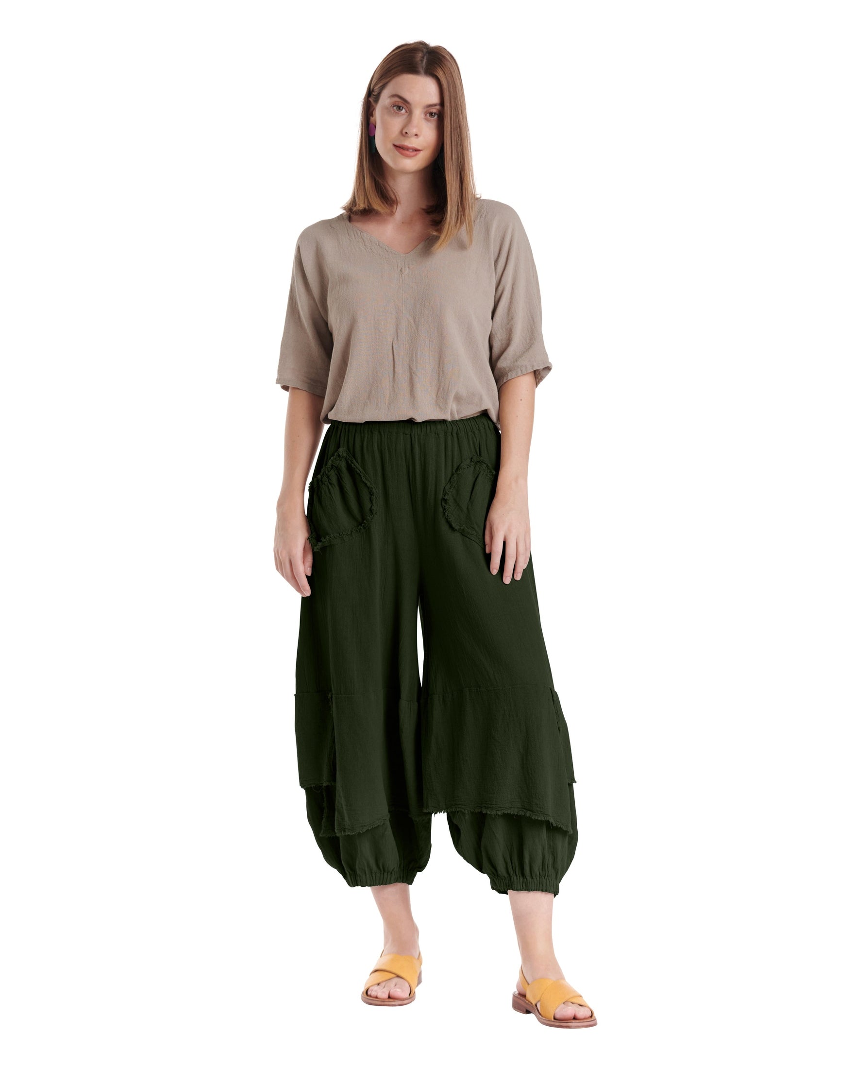 Guchi Cotton Gauze Pants-Oh My Gauze