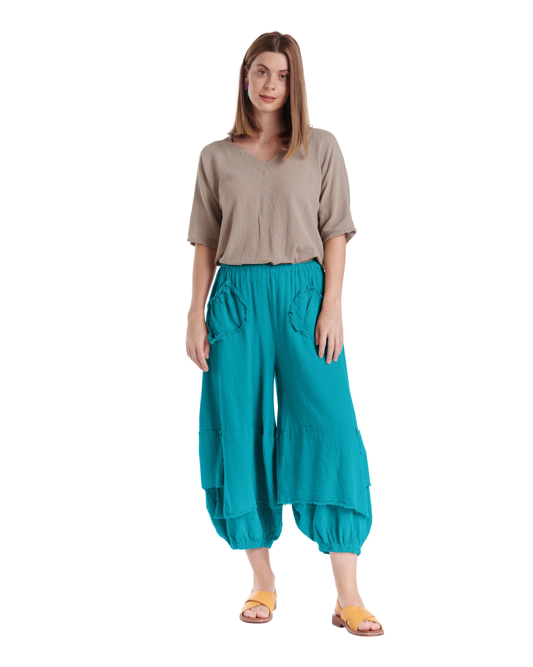 Guchi Cotton Gauze Pants-Oh My Gauze