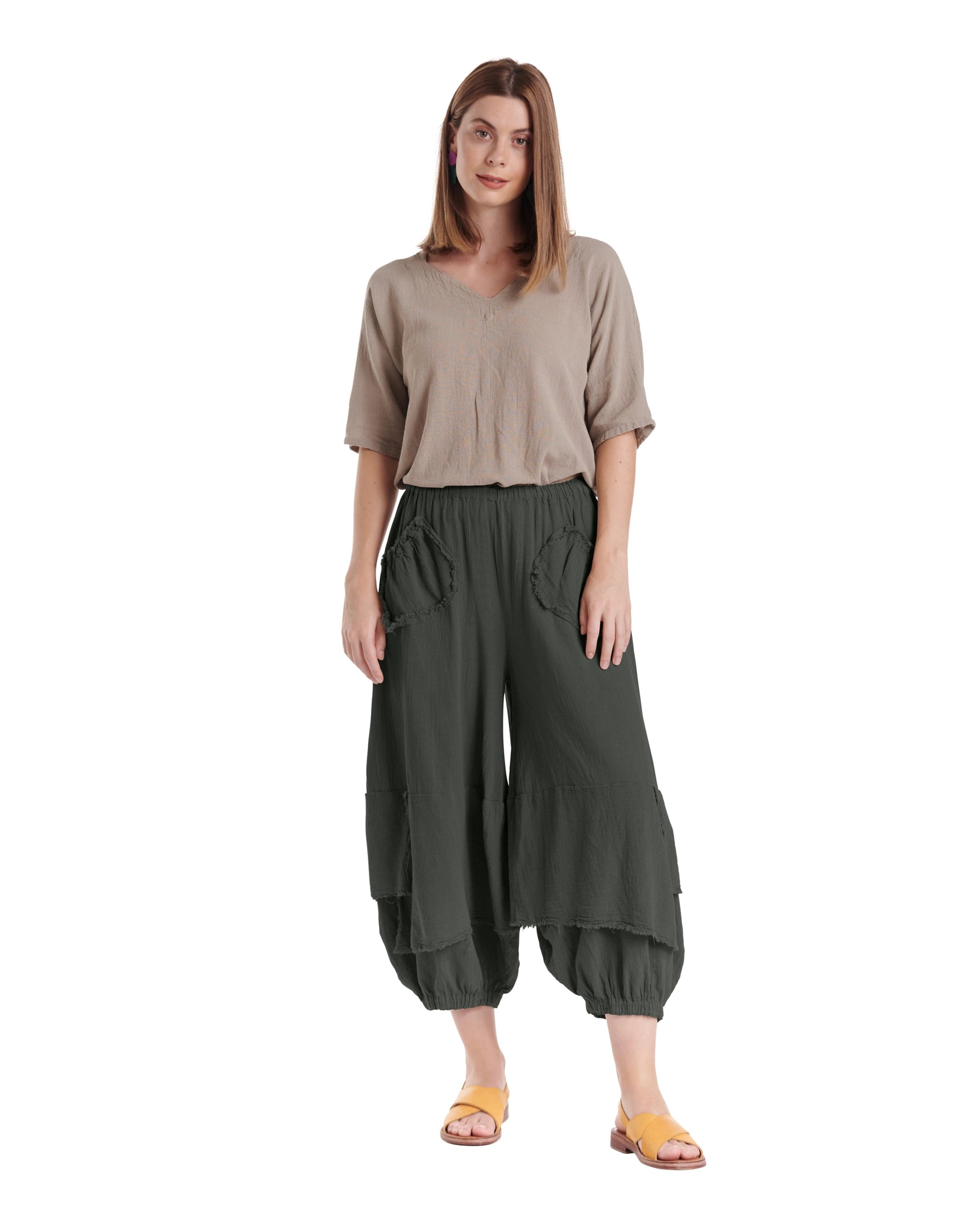 Guchi Cotton Gauze Pants-Oh My Gauze