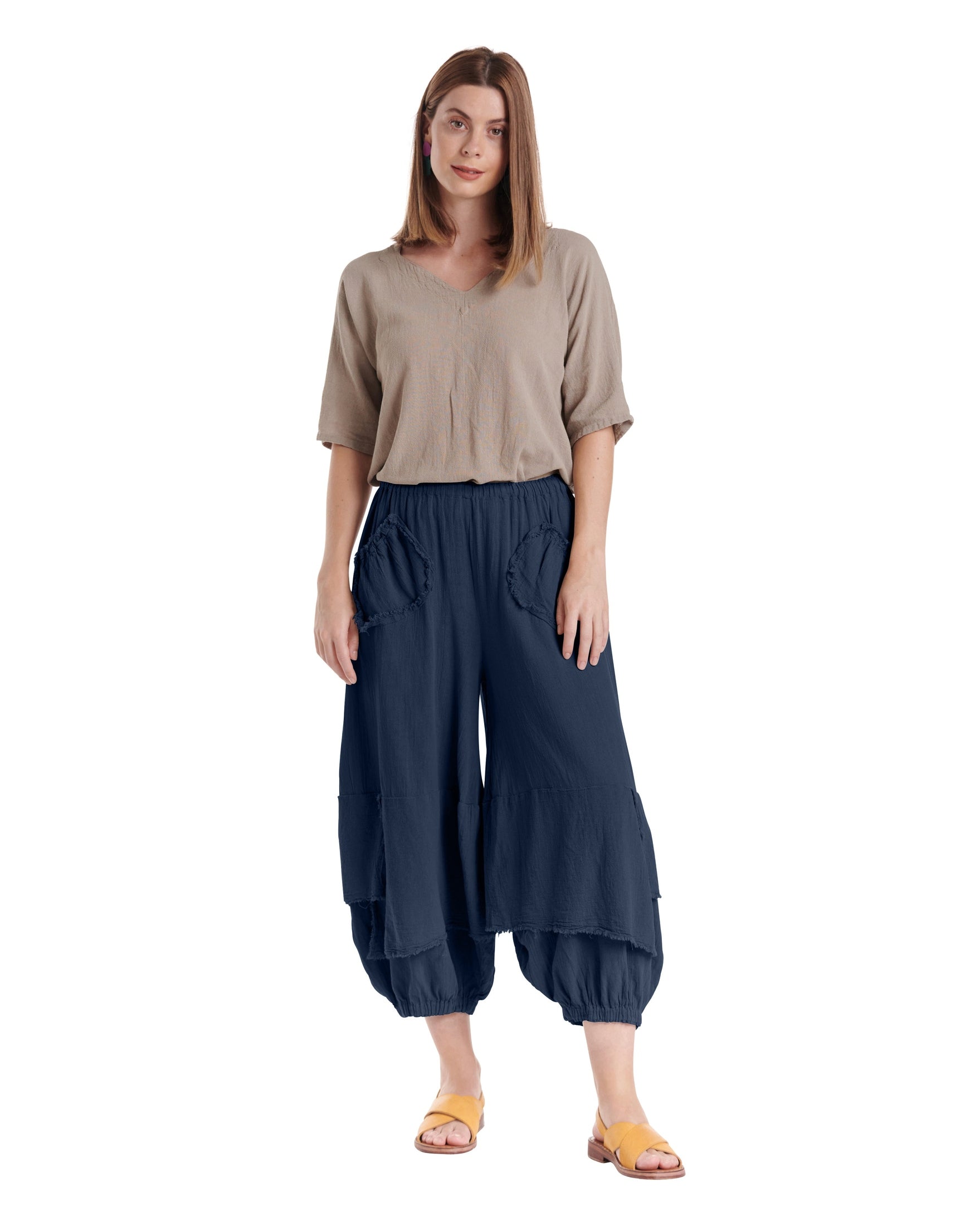 Guchi Cotton Gauze Pants-Oh My Gauze