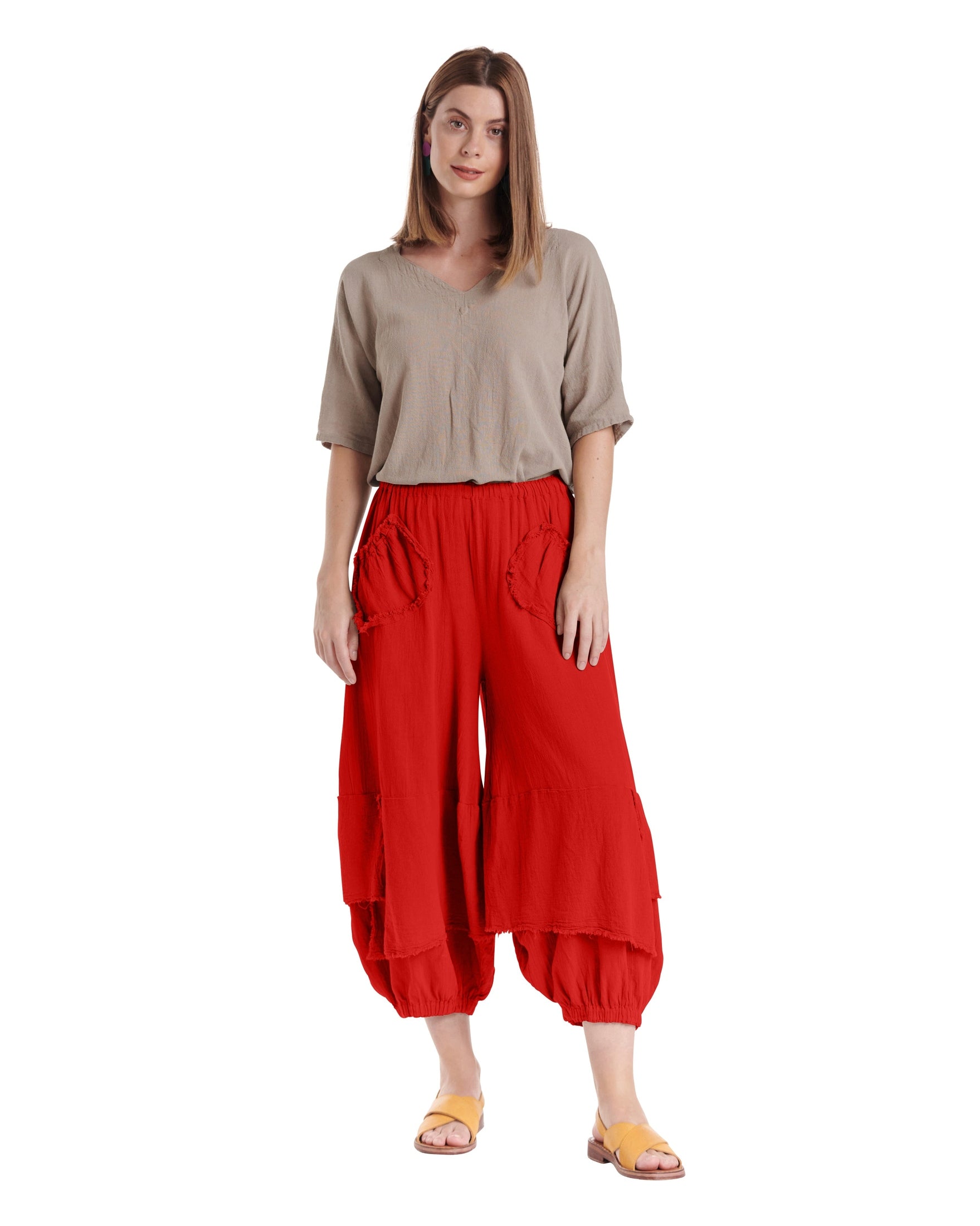 Guchi Cotton Gauze Pants-Oh My Gauze