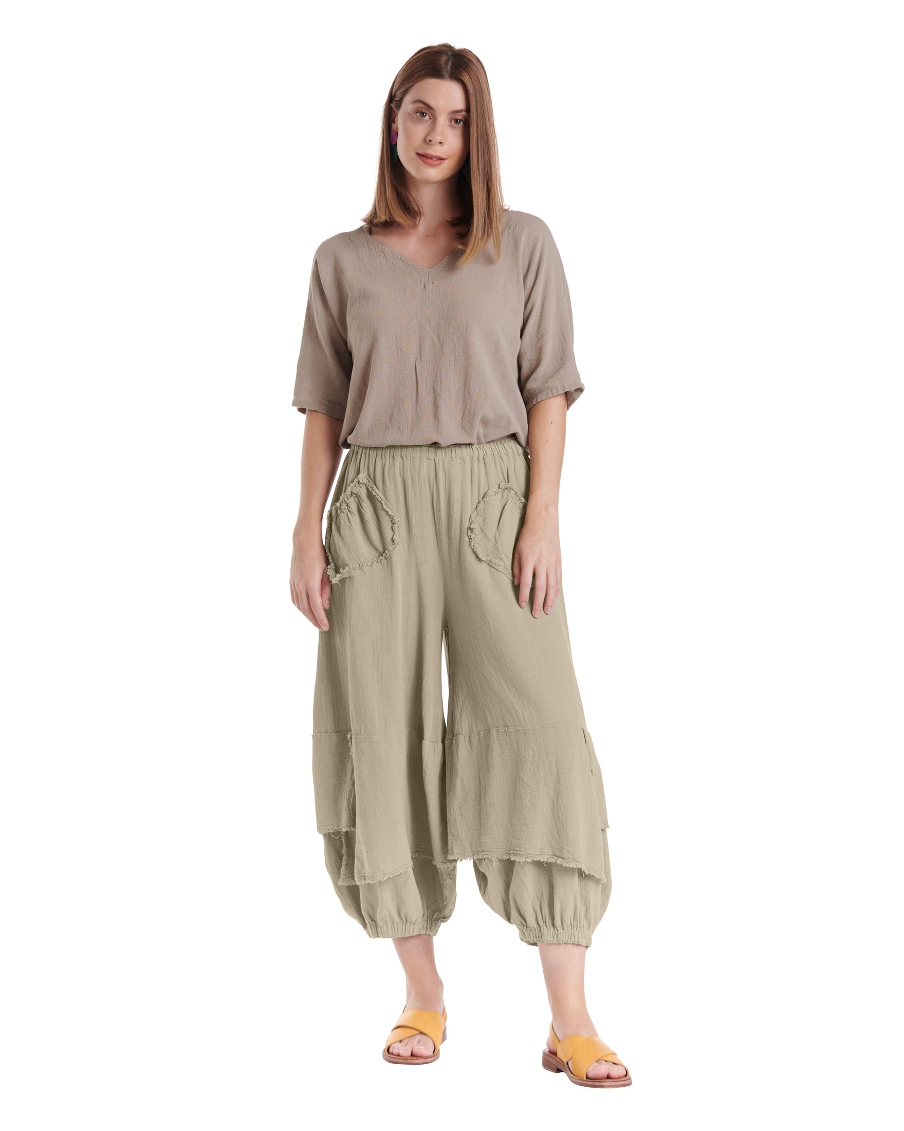 Guchi Cotton Gauze Pants-Oh My Gauze