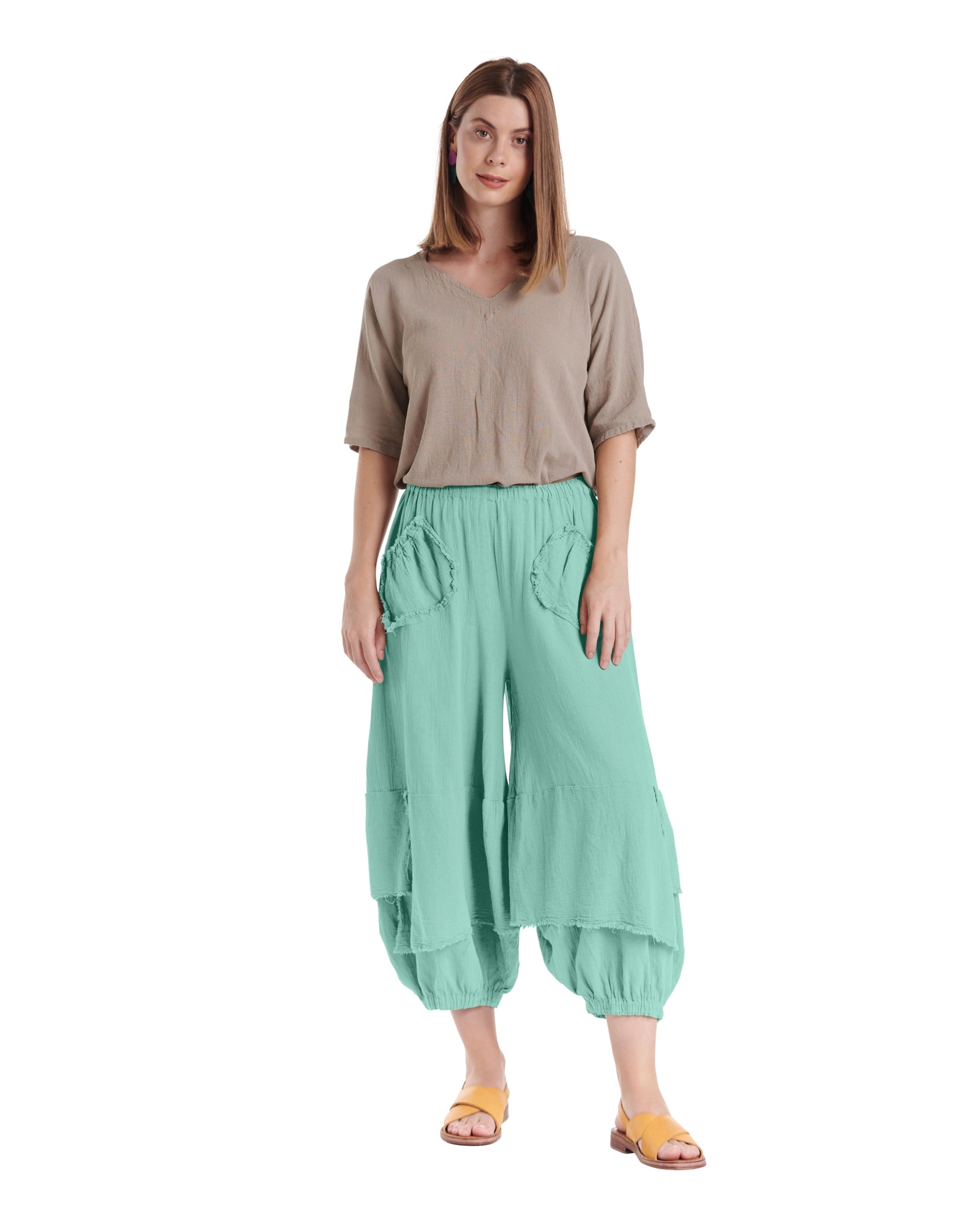 Guchi Cotton Gauze Pants-Oh My Gauze