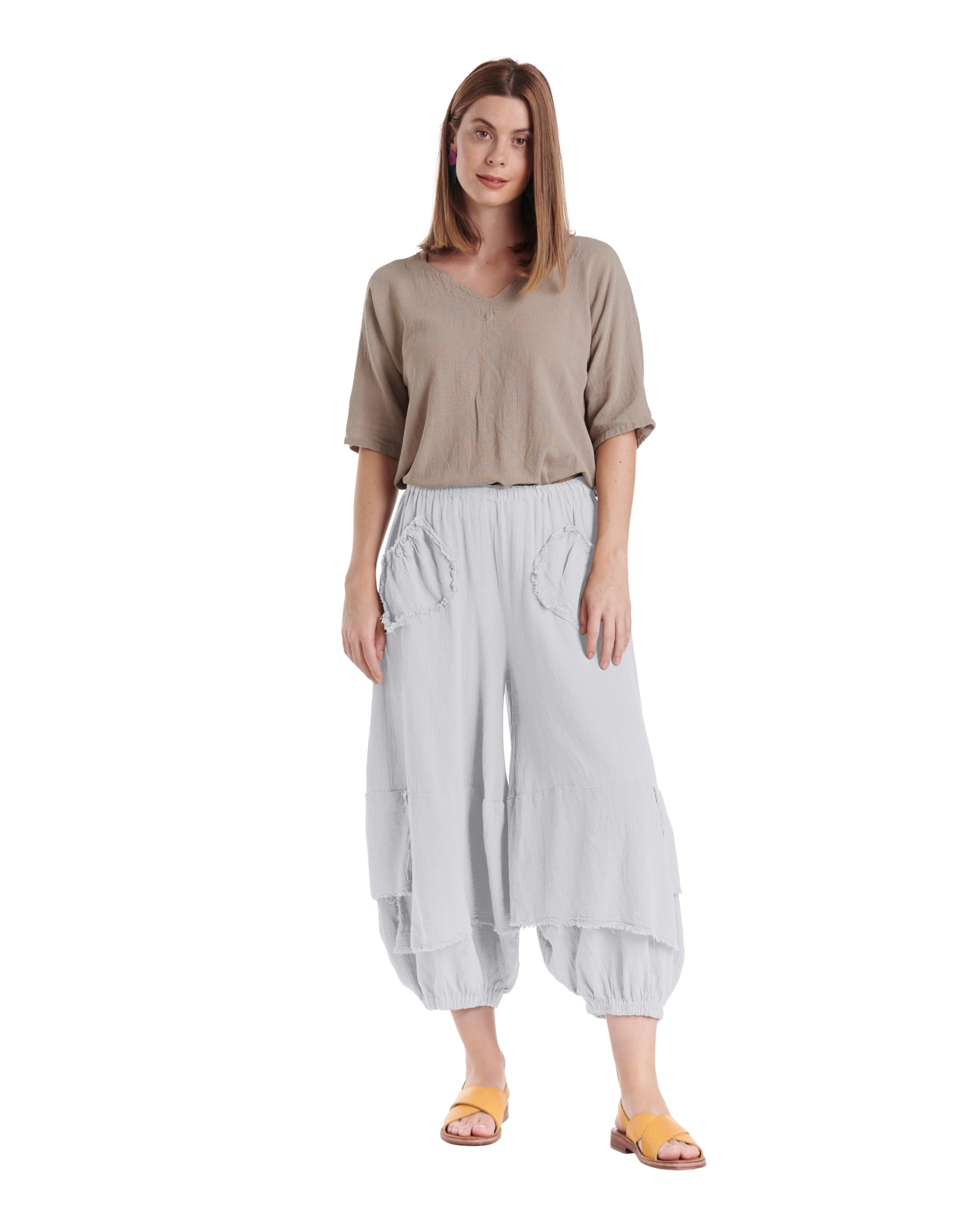 Guchi Cotton Gauze Pants-Oh My Gauze