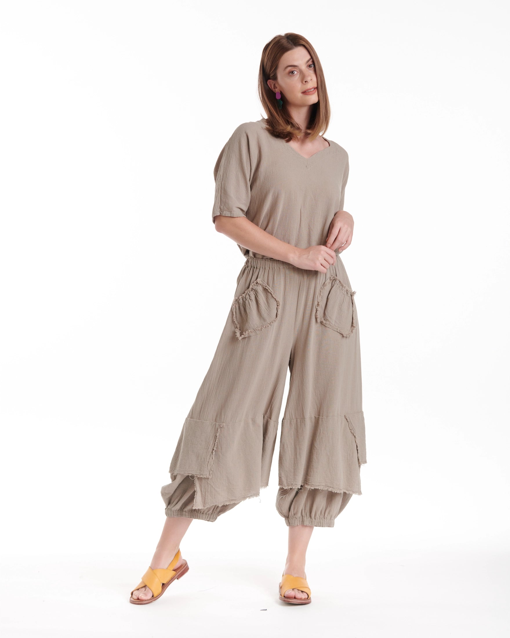 Guchi Cotton Gauze Pants-Oh My Gauze