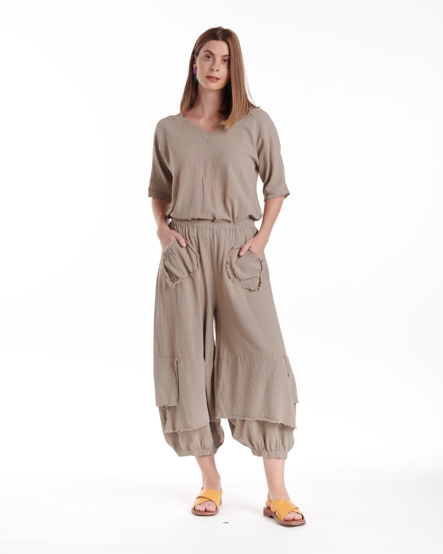 Guchi Cotton Gauze Pants-Oh My Gauze