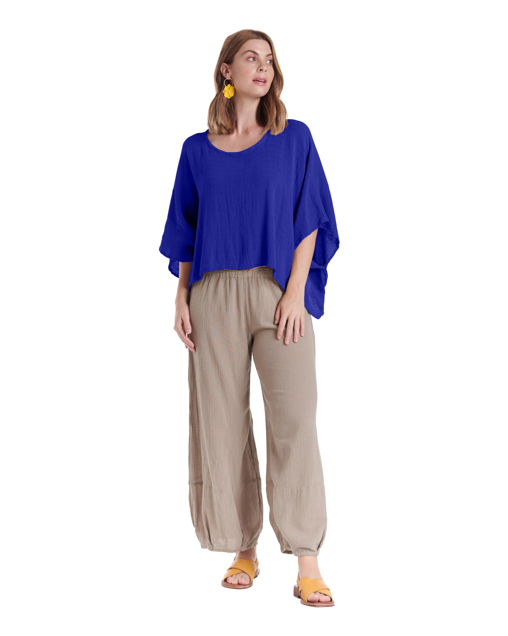 Havana Cotton Gauze Blouse-Oh My Gauze