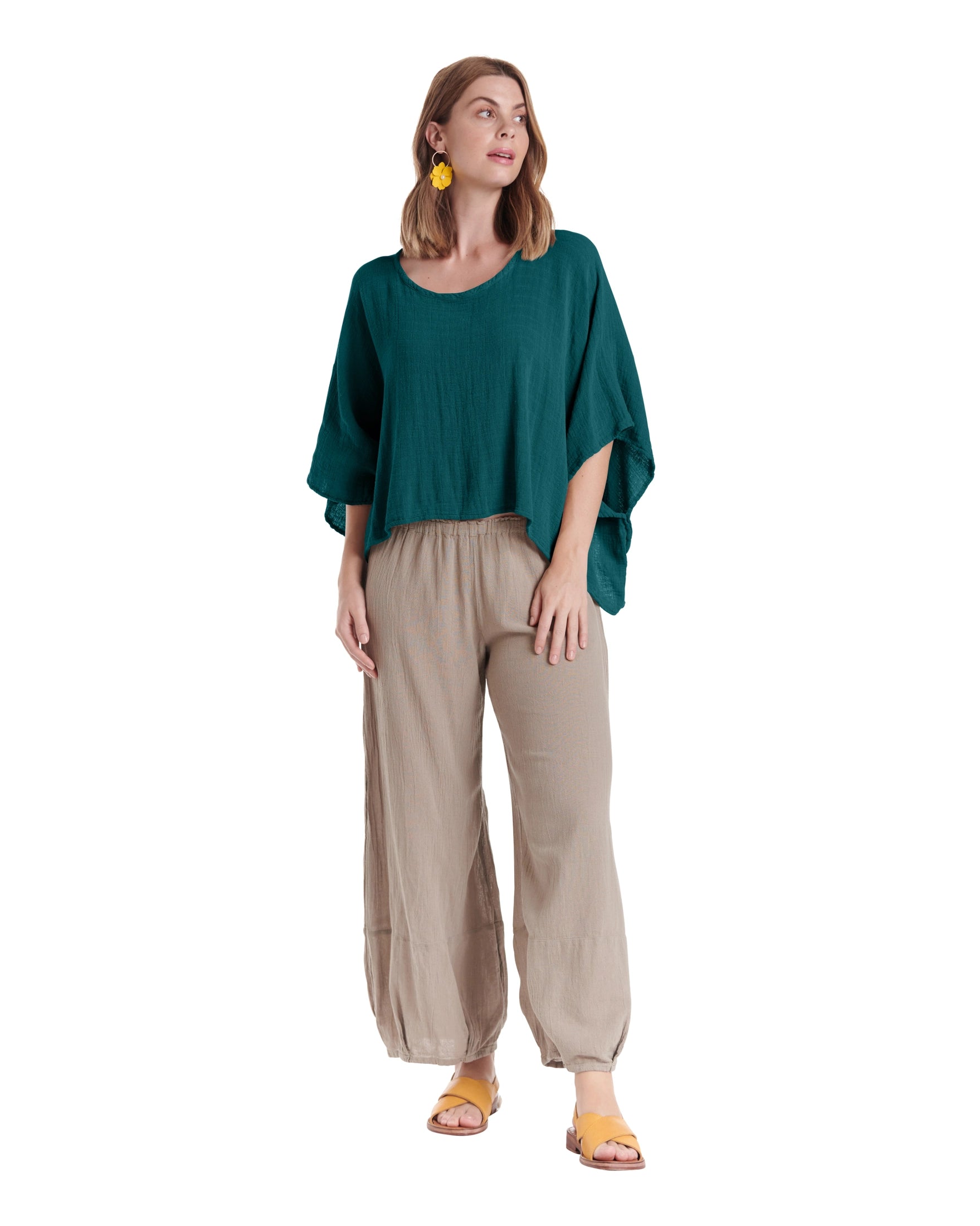 Havana Cotton Gauze Blouse-Oh My Gauze