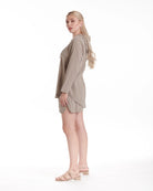 Hoodie Cotton Gauze Blouse-Oh My Gauze