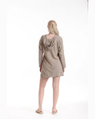 Hoodie Cotton Gauze Blouse-Oh My Gauze