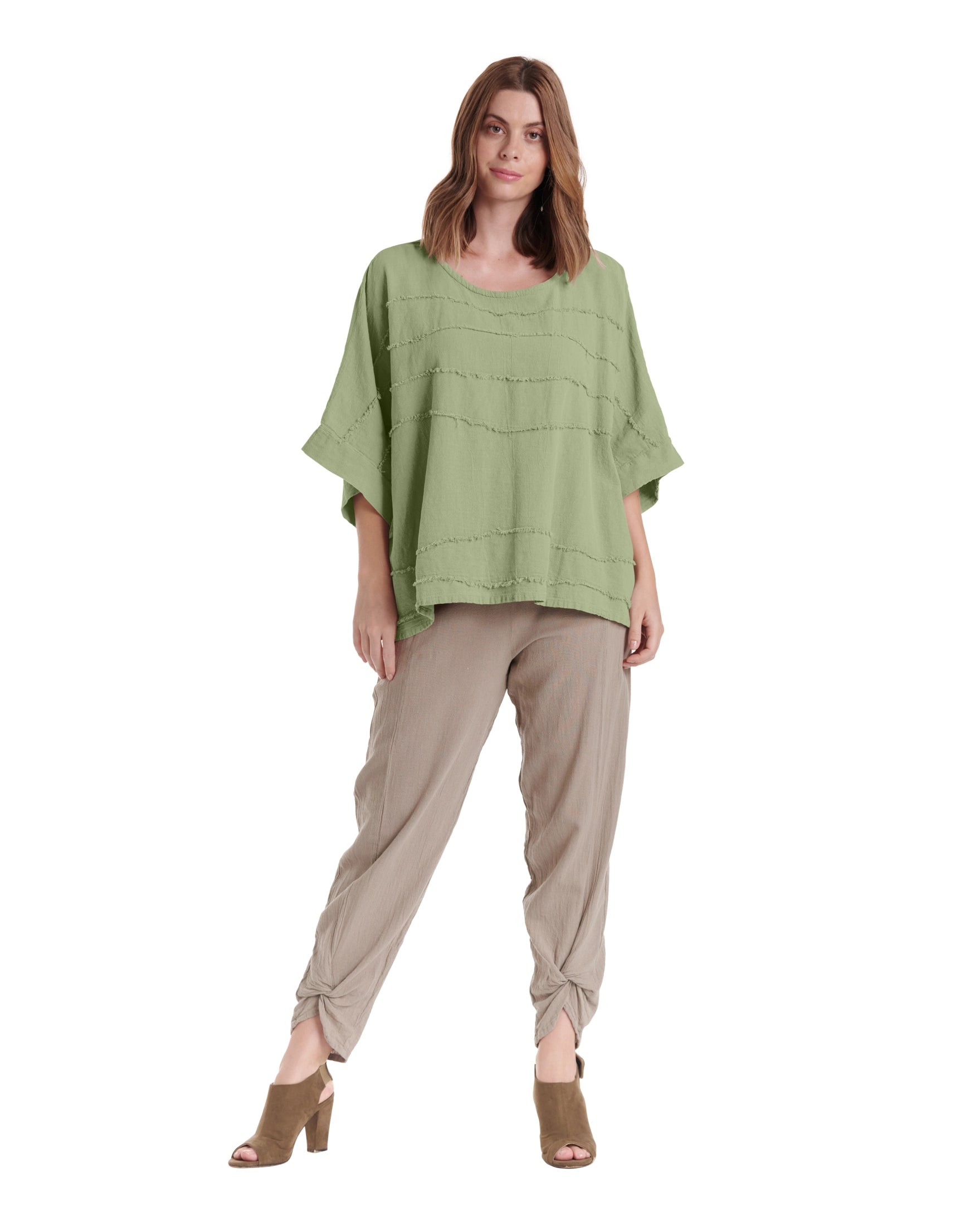 Horizon Cotton Gauze Blouse-Oh My Gauze