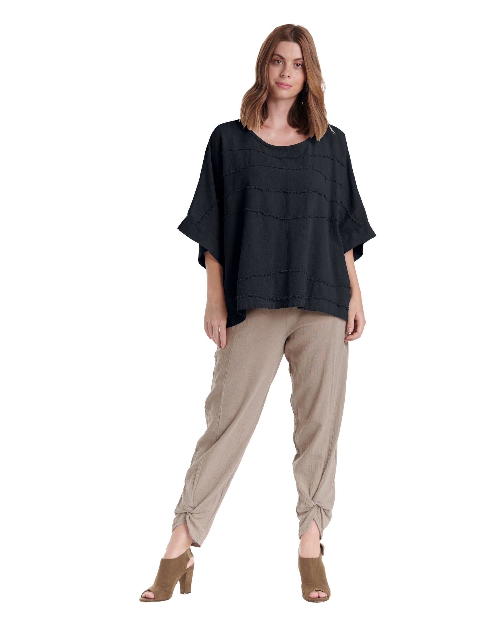 Horizon Cotton Gauze Blouse-Oh My Gauze