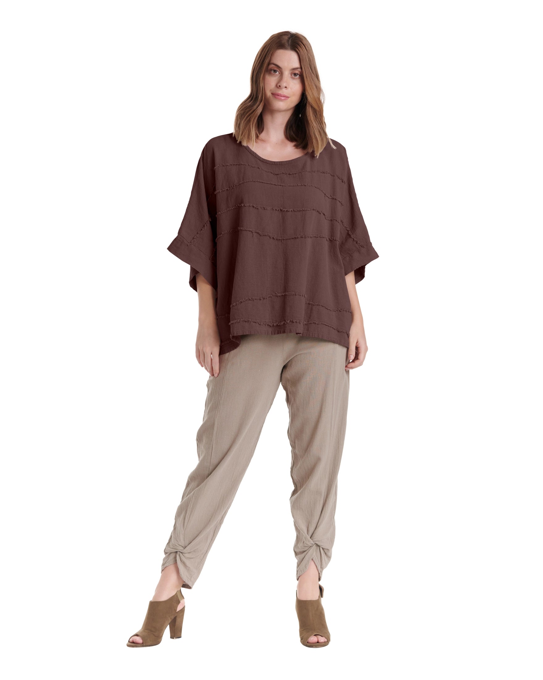Horizon Cotton Gauze Blouse-Oh My Gauze
