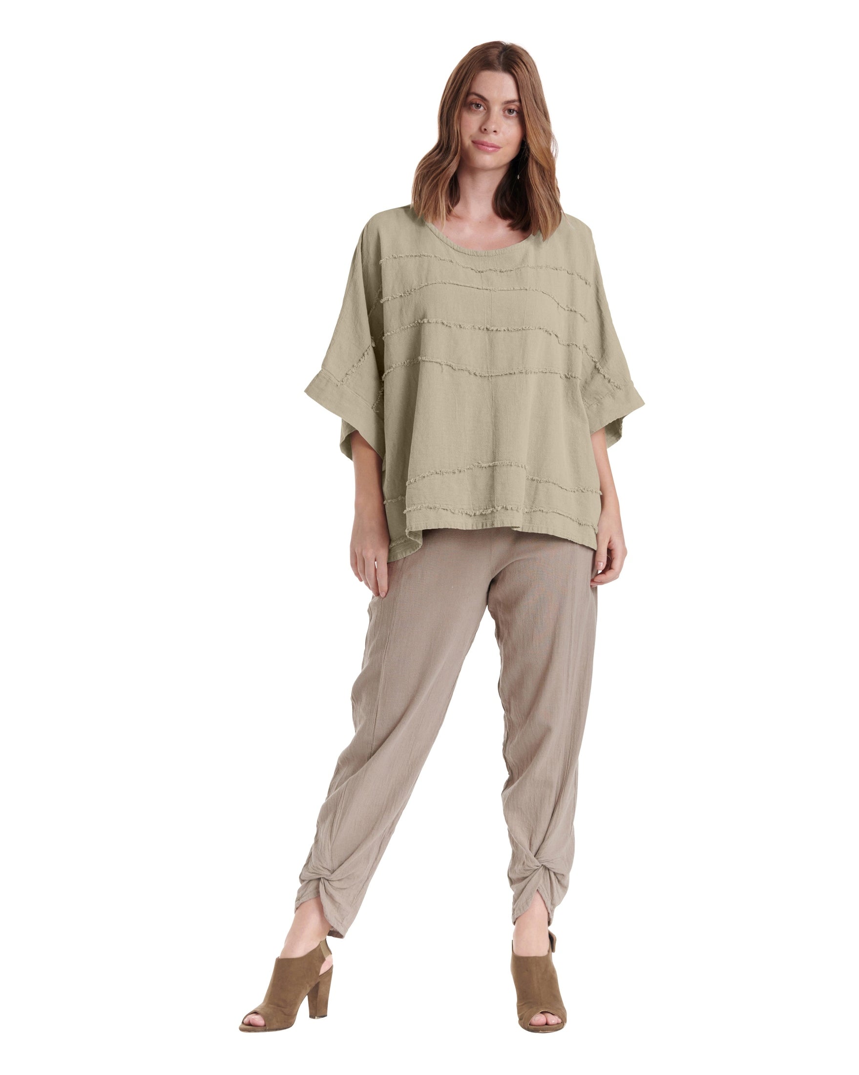 Horizon Cotton Gauze Blouse-Oh My Gauze