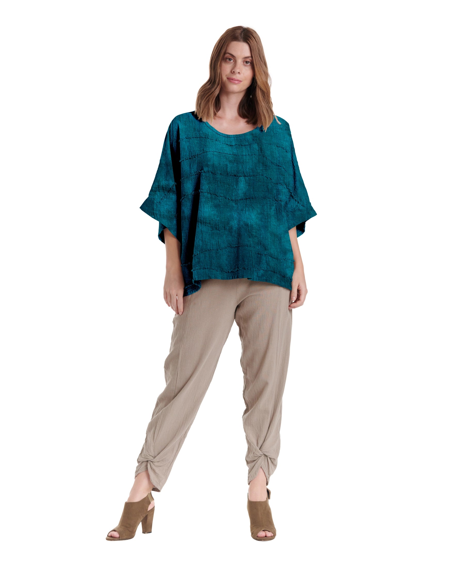 Horizon Cotton Gauze Blouse-Oh My Gauze