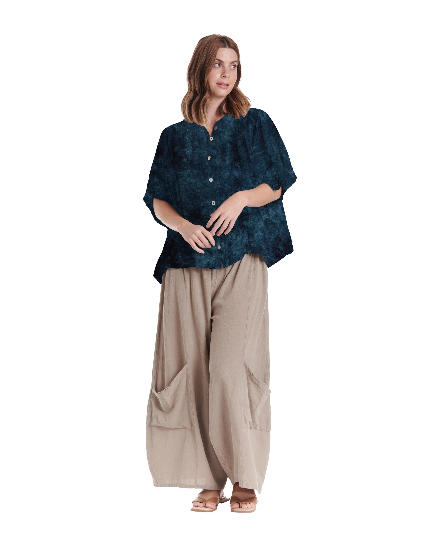 Ines Cotton Gauze Blouse – New Arrival-Oh My Gauze