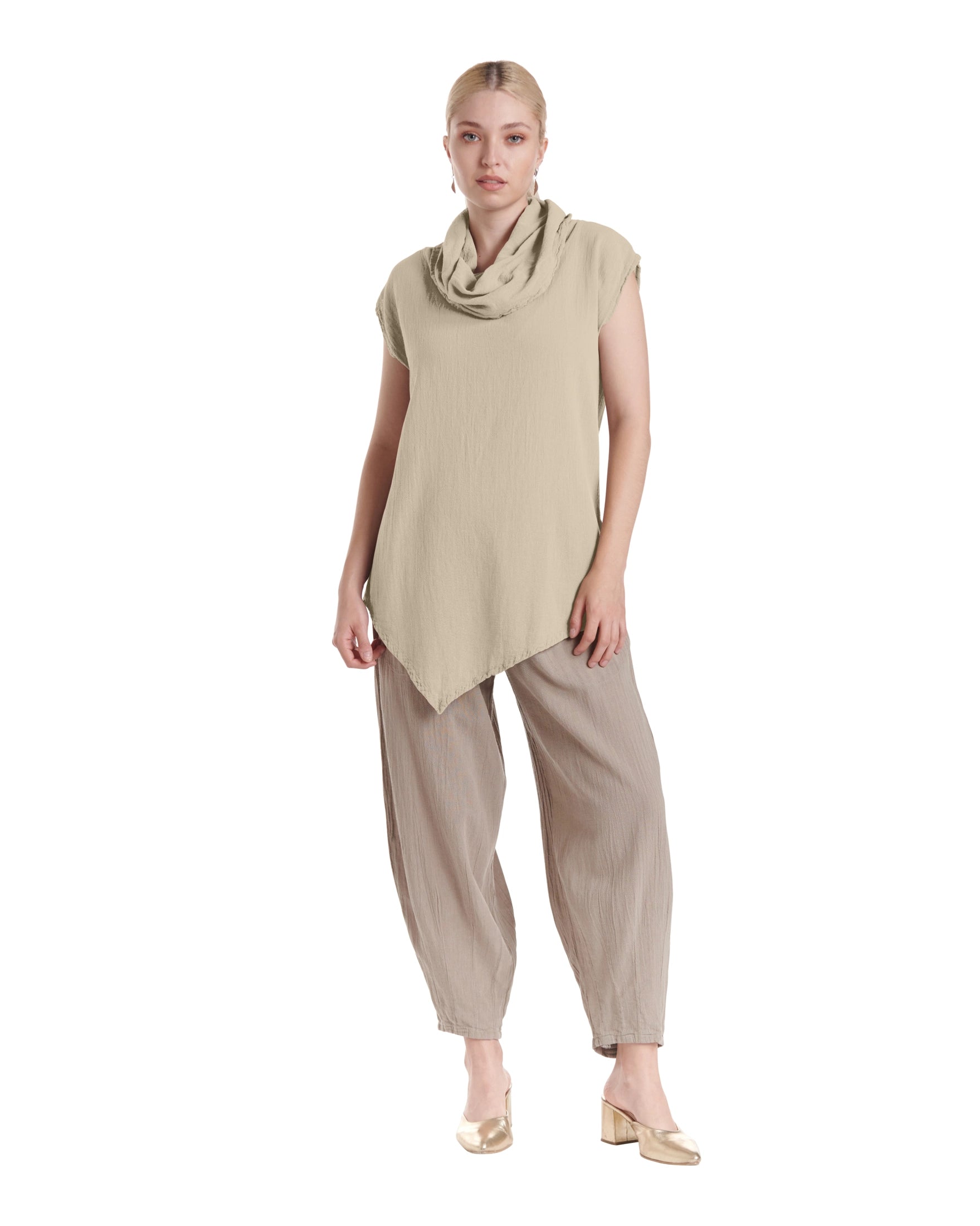 Jenn Cotton Gauze Blouse - Final Sale-Oh My Gauze