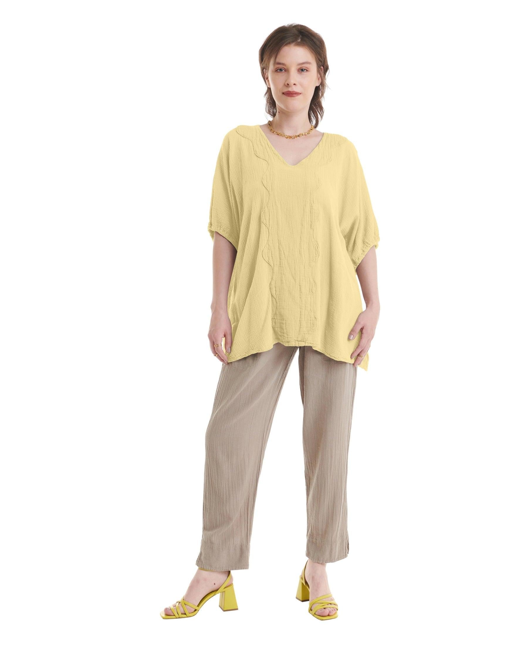 Jodi Cotton Gauze Blouse-Oh My Gauze
