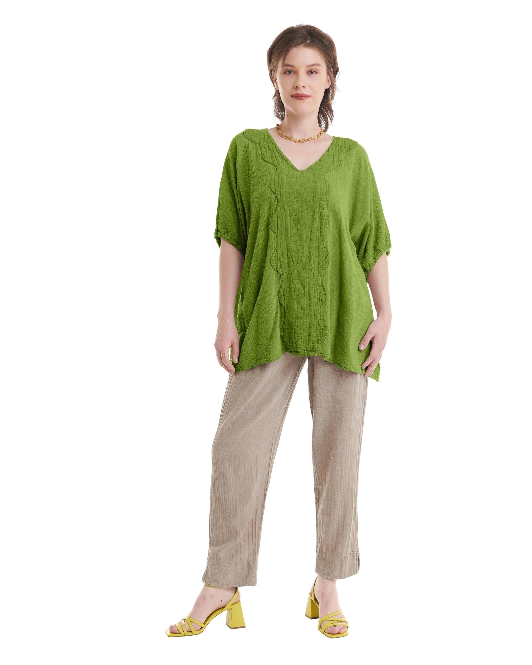 Jodi Cotton Gauze Blouse-Oh My Gauze