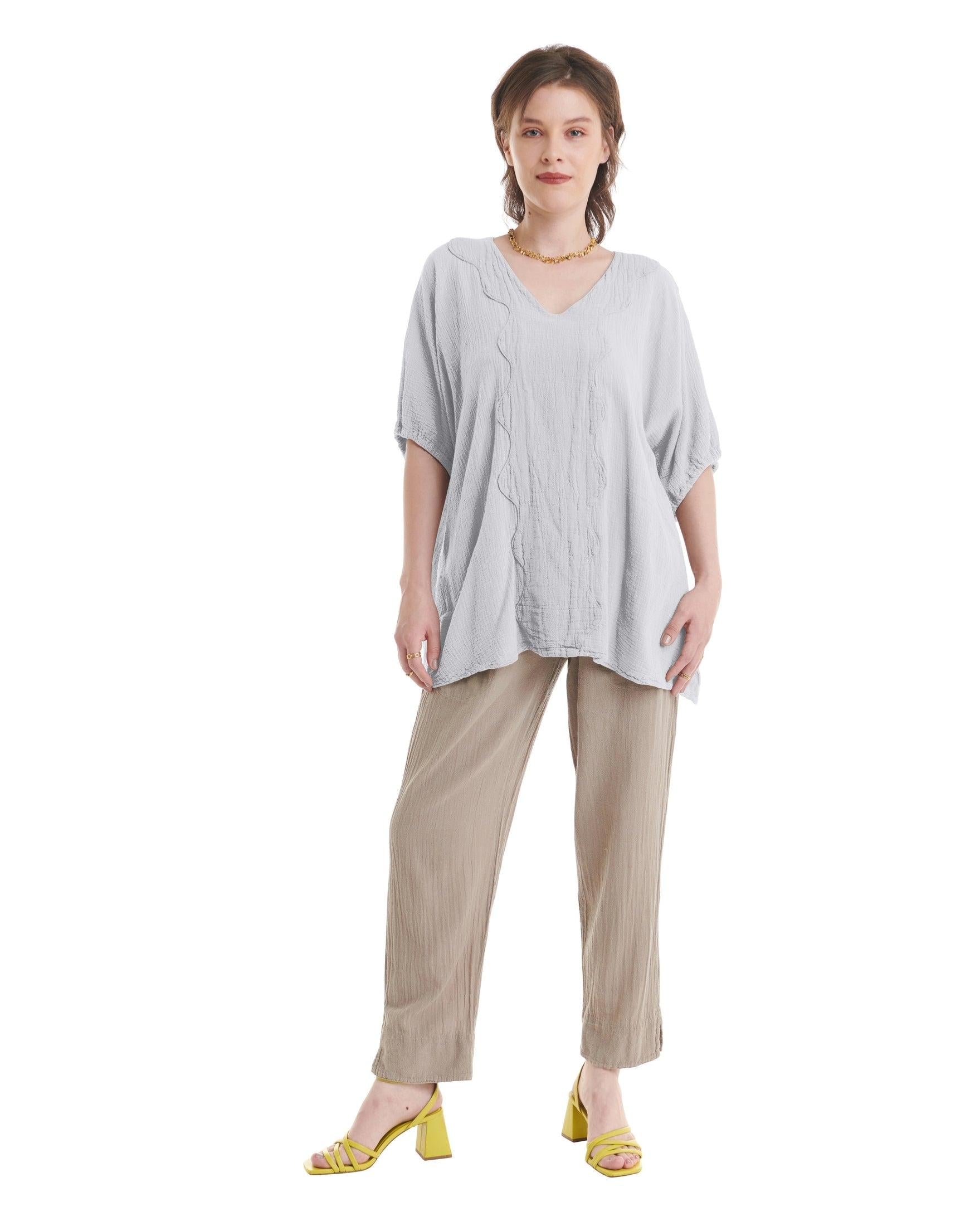 Jodi Cotton Gauze Blouse-Oh My Gauze