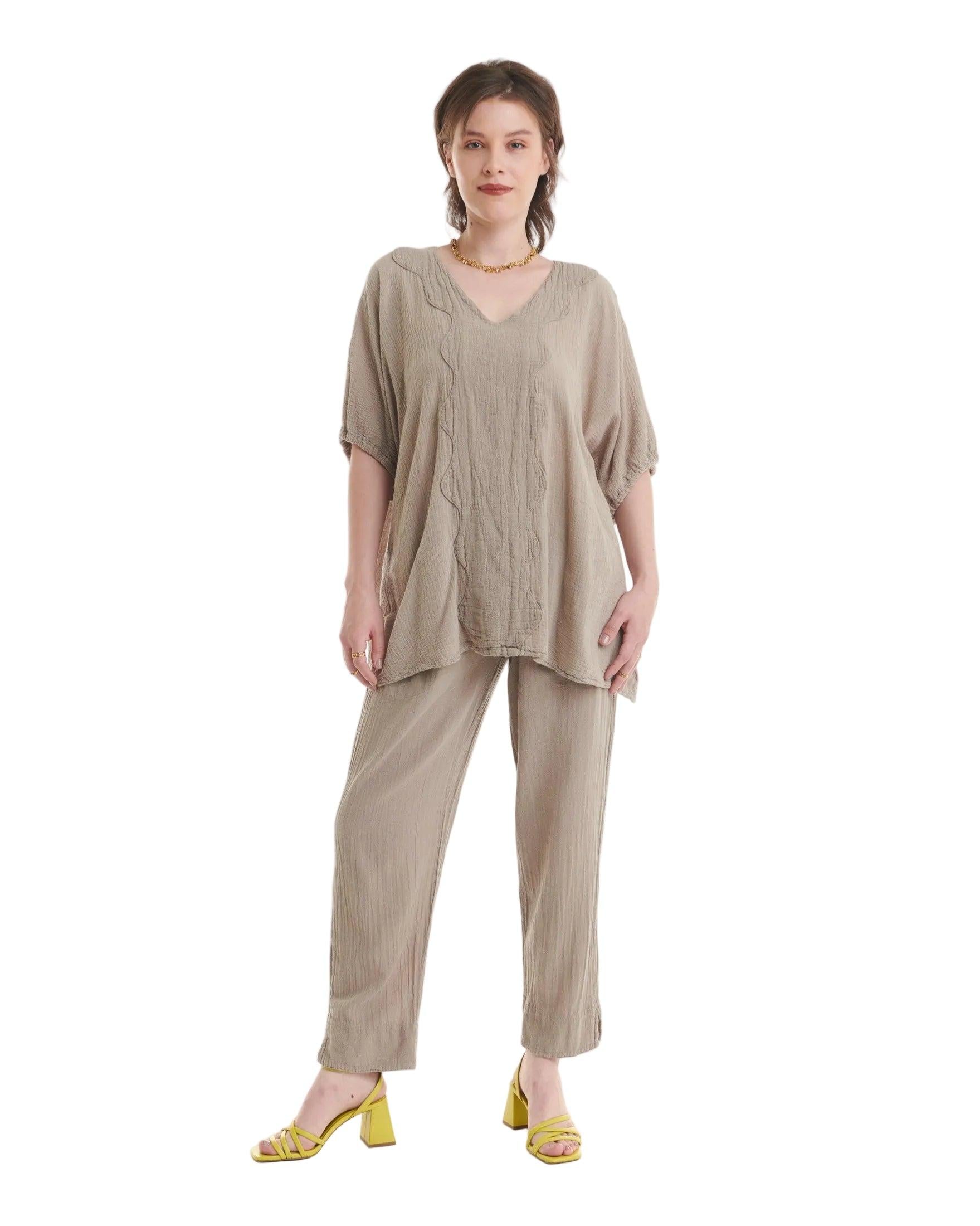 Jodi Cotton Gauze Blouse-Oh My Gauze