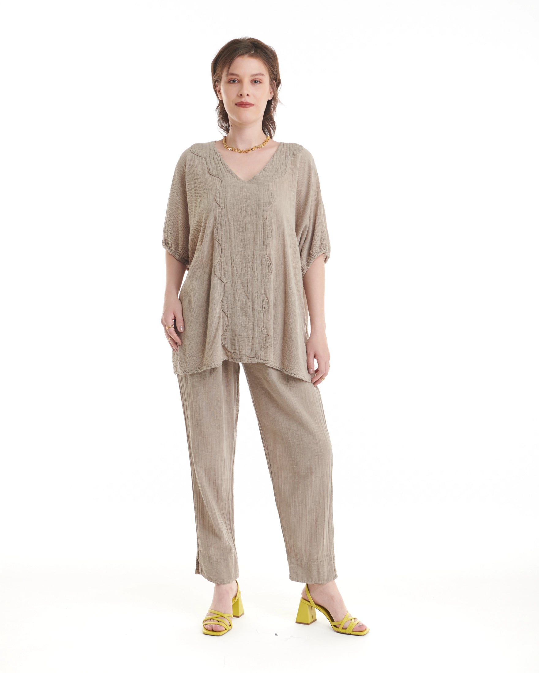 Jodi Cotton Gauze Blouse - New-Oh My Gauze