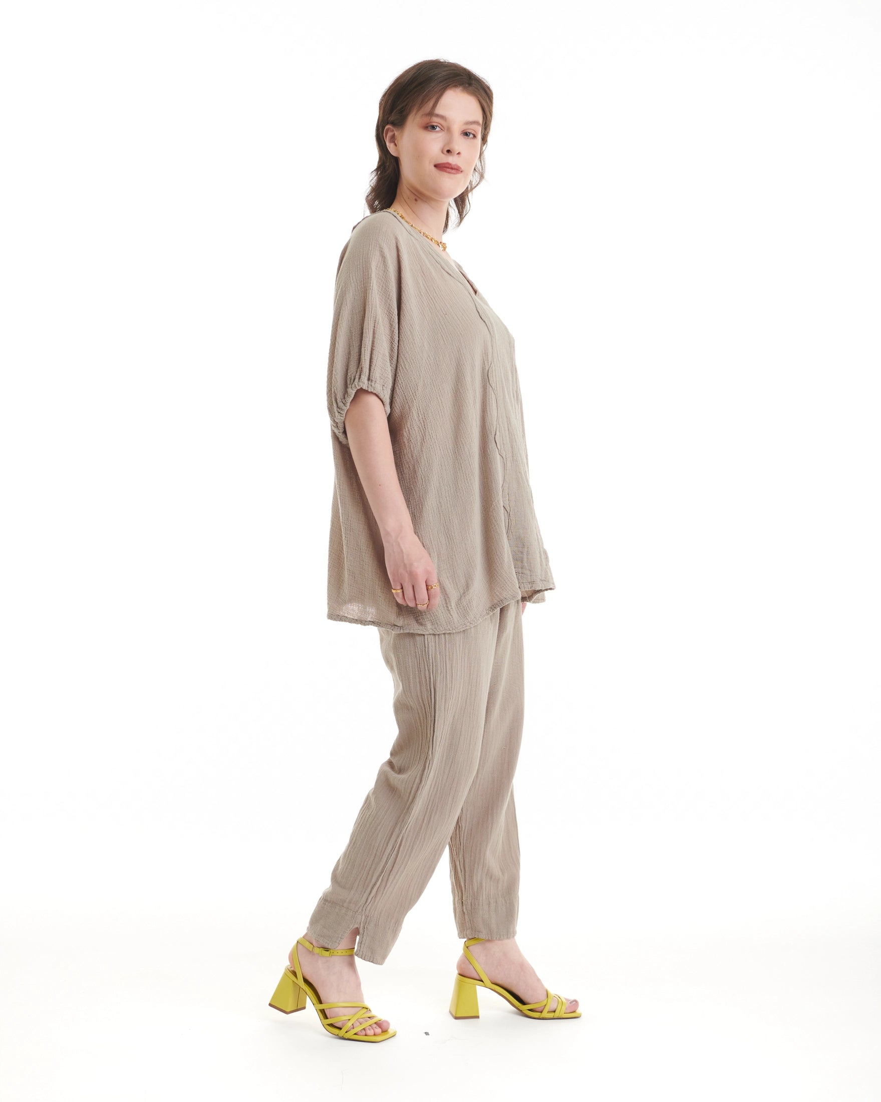 Jodi Cotton Gauze Blouse - New-Oh My Gauze