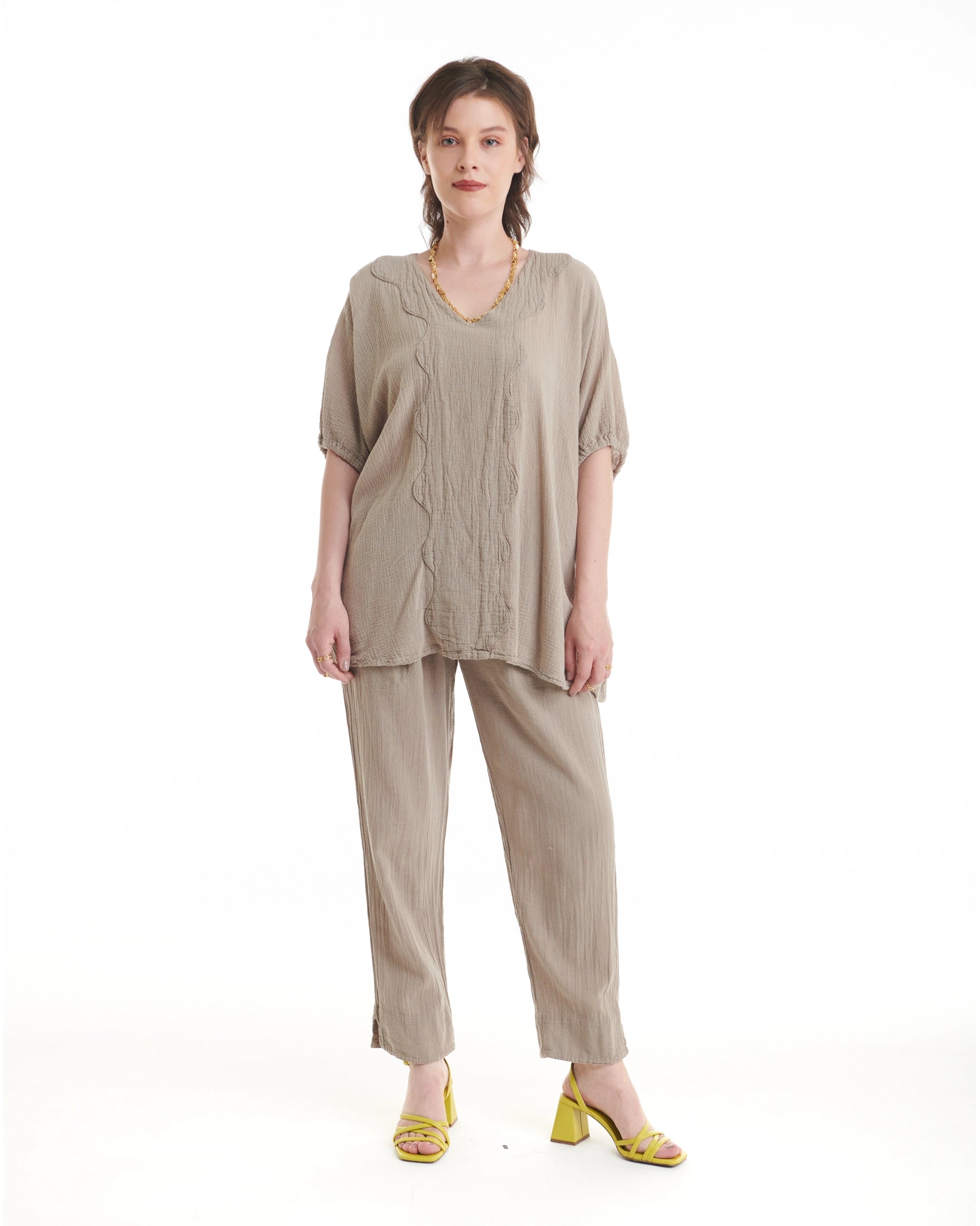Jodi Cotton Gauze Blouse - New-Oh My Gauze