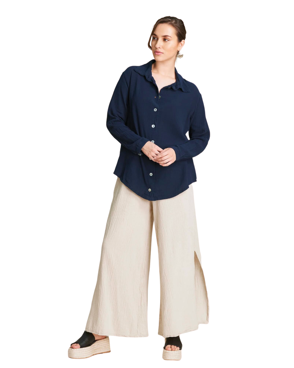 Josephine Cotton Gauze Blouse – Final Sale-Oh My Gauze