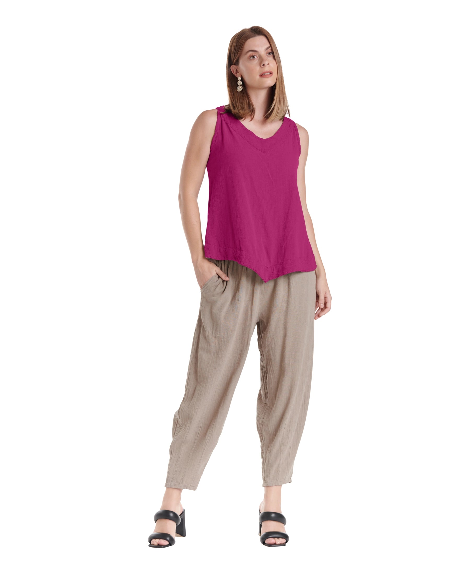 Julia Cotton Gauze Blouse-Oh My Gauze