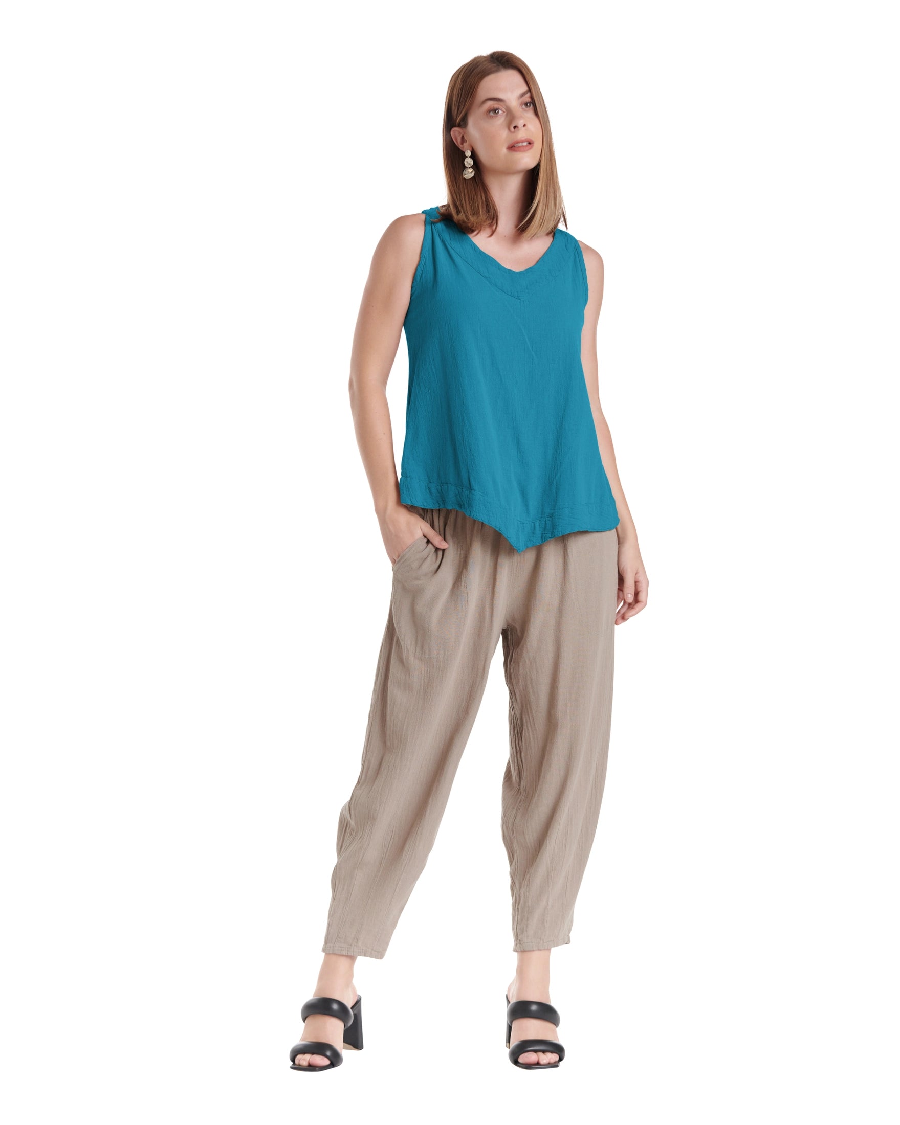 Julia Cotton Gauze Blouse-Oh My Gauze