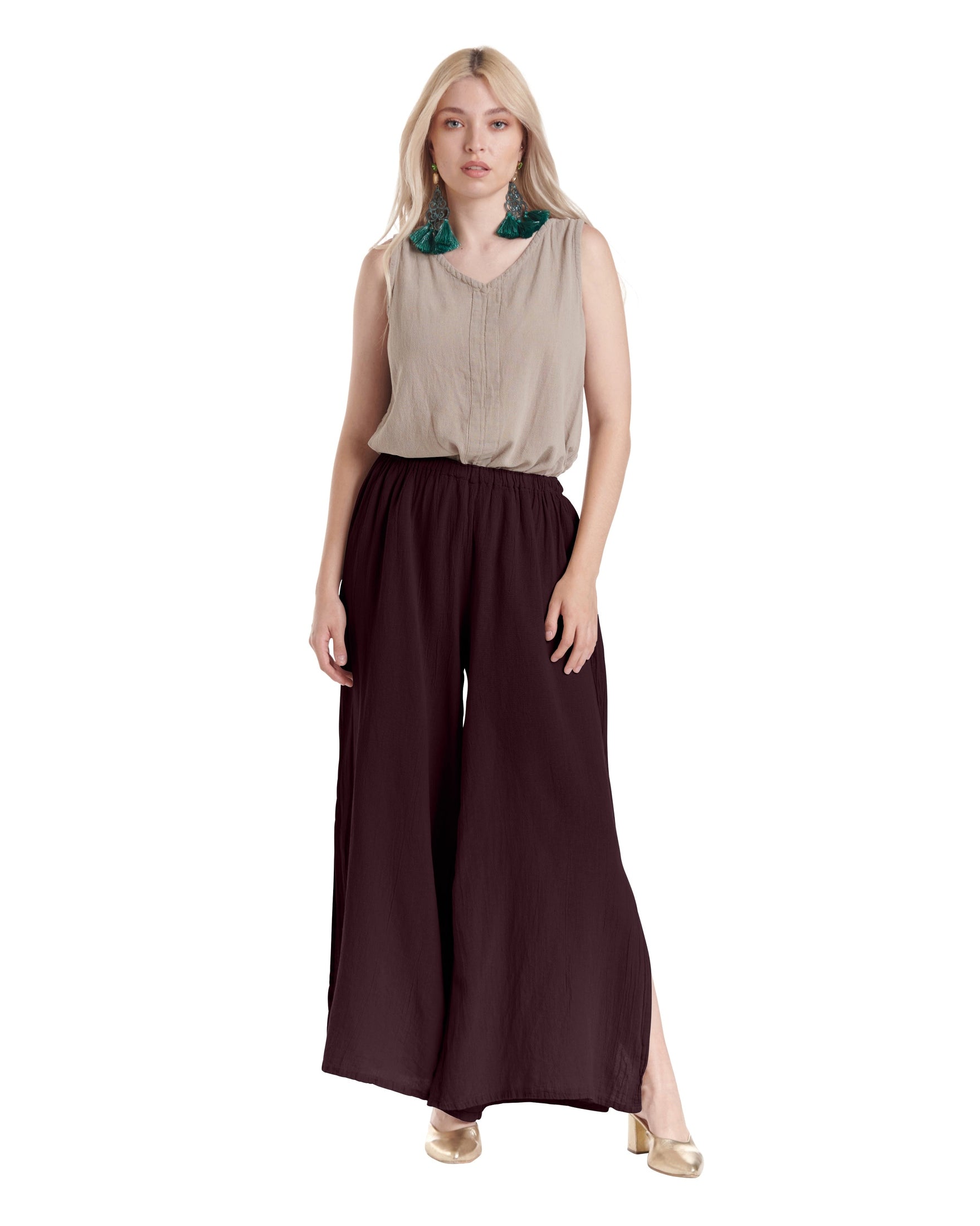 Kate Cotton Gauze Pants-Oh My Gauze