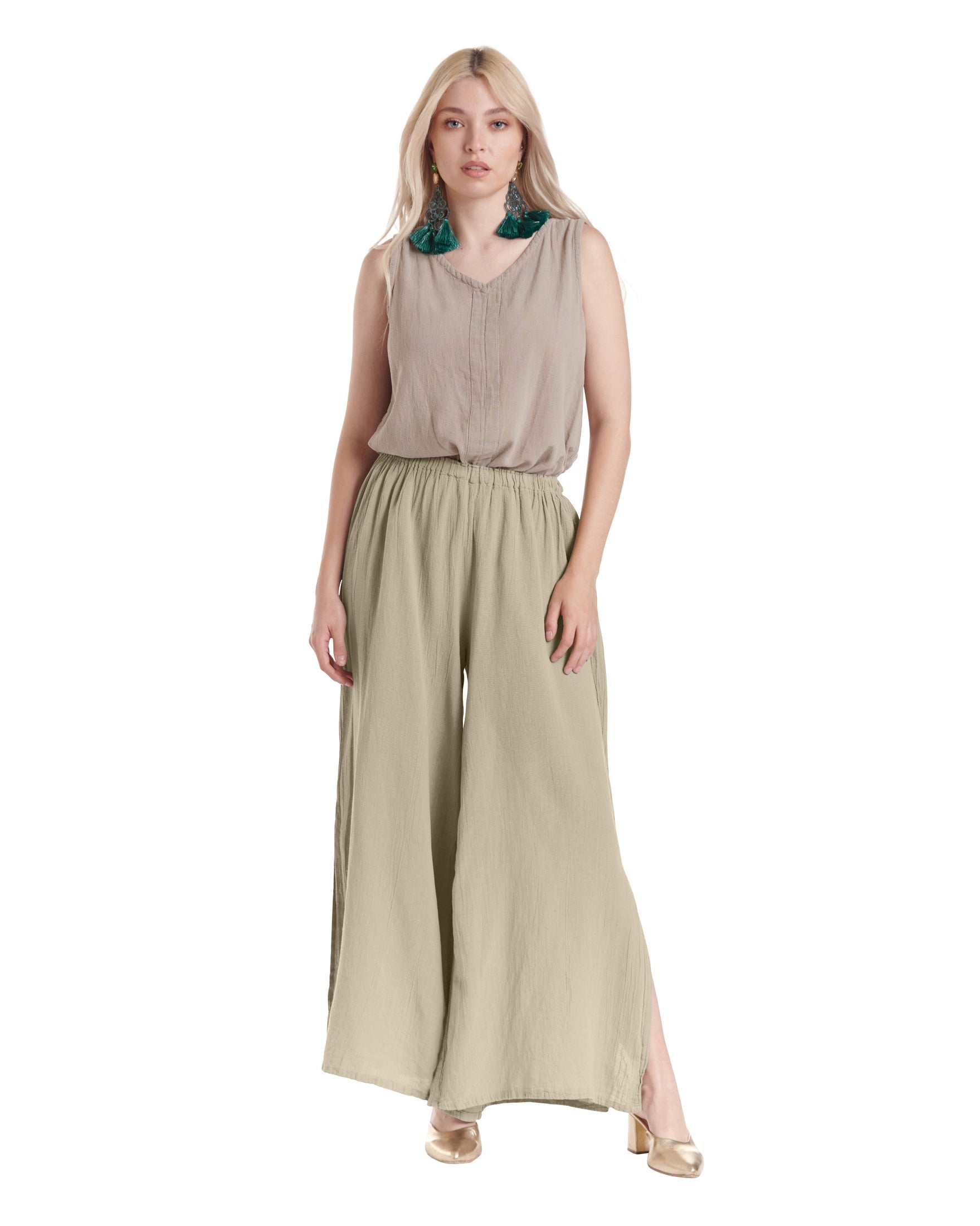 Kate Cotton Gauze Pants-Oh My Gauze
