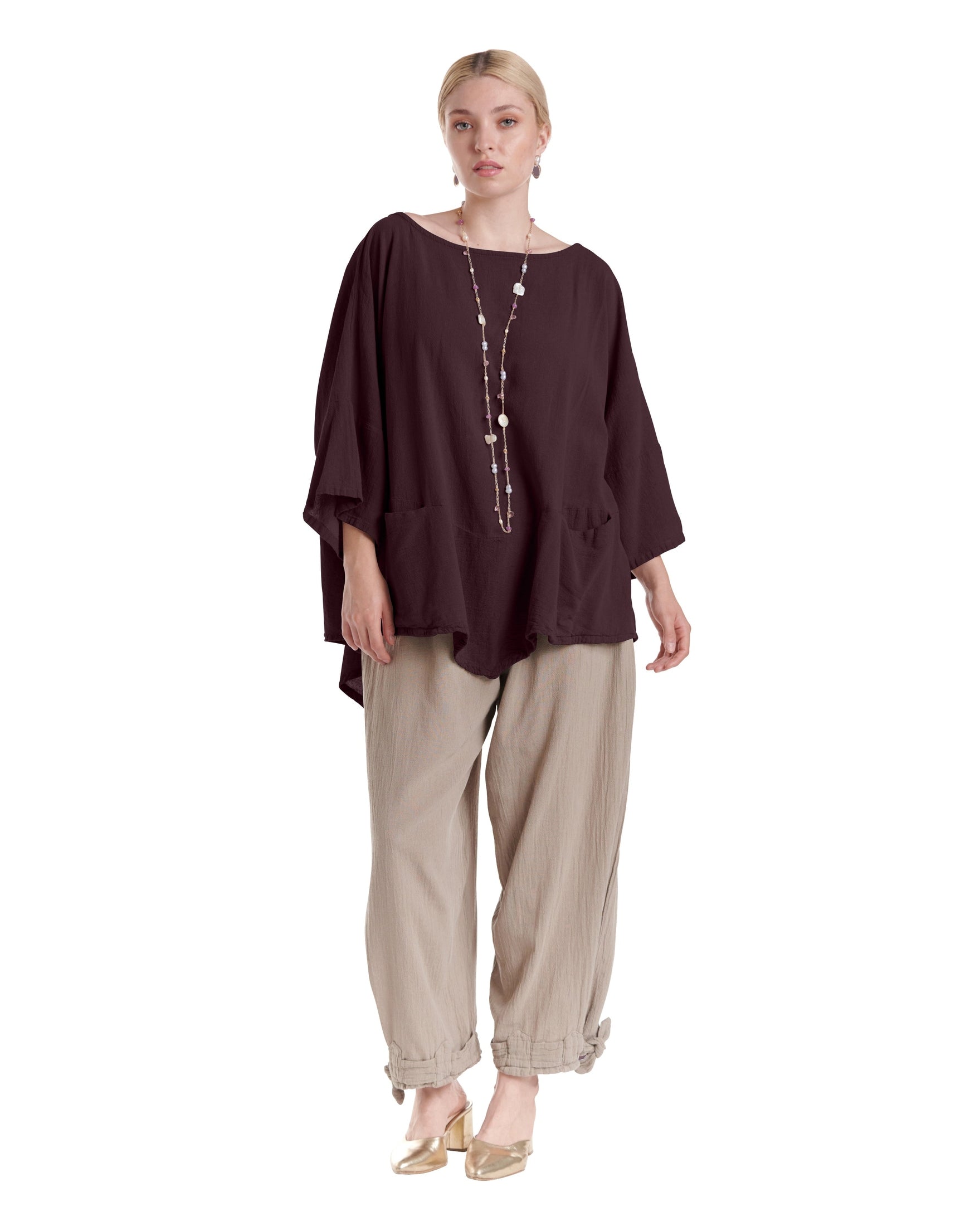 Kitty Cotton Gauze Blouse-Oh My Gauze