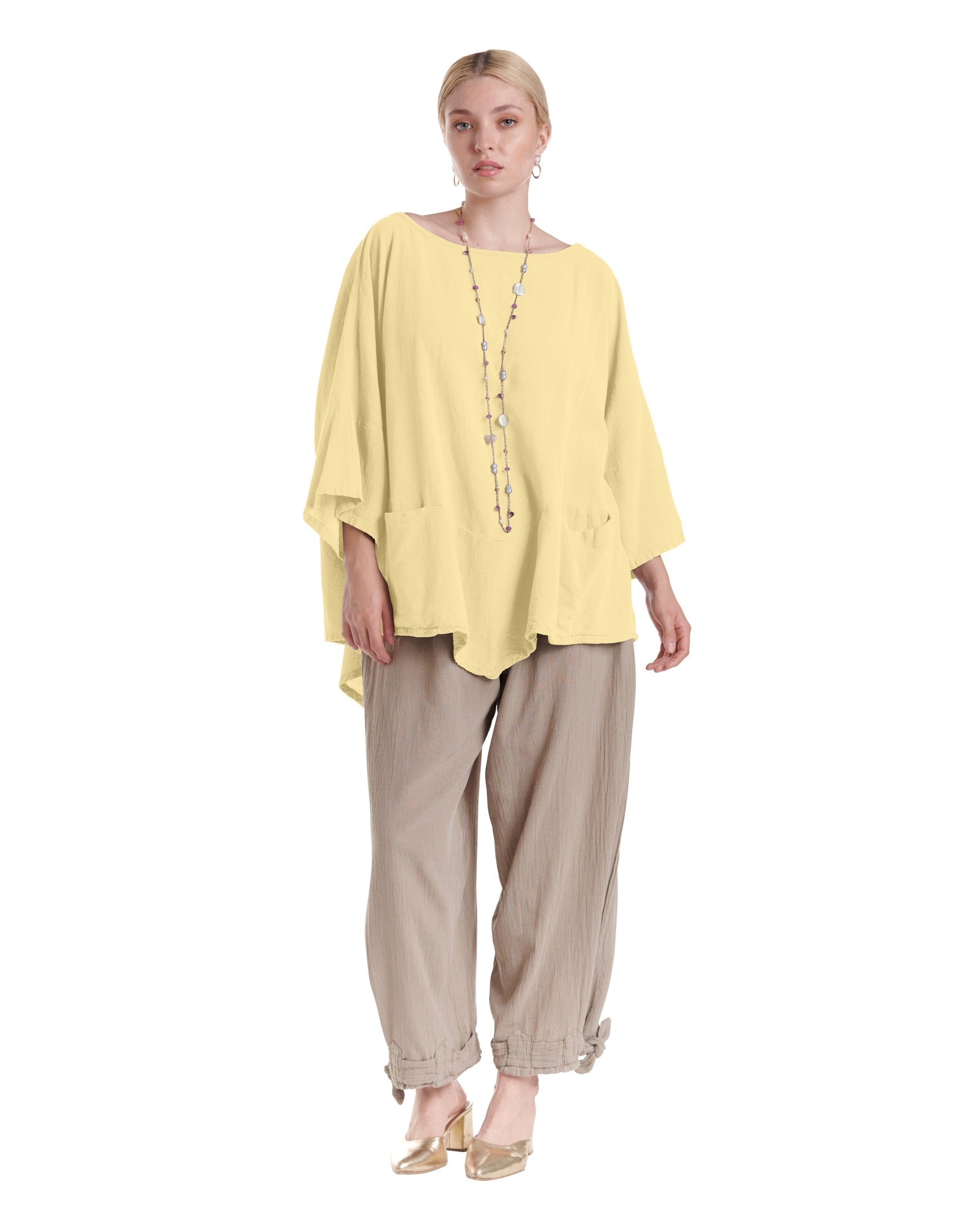 Kitty Cotton Gauze Blouse-Oh My Gauze