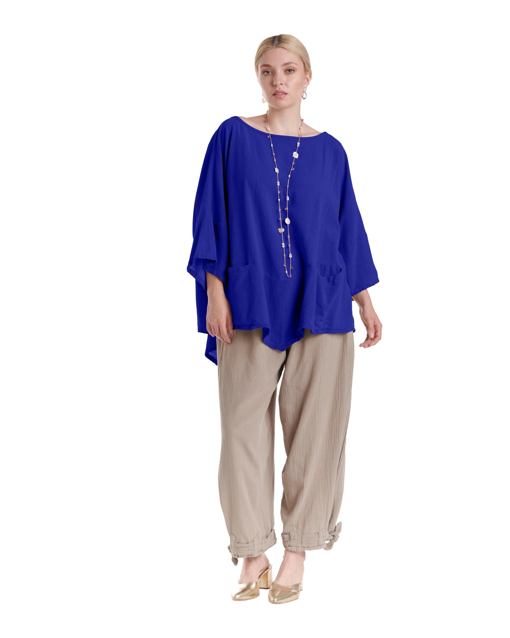 Kitty Cotton Gauze Blouse-Oh My Gauze