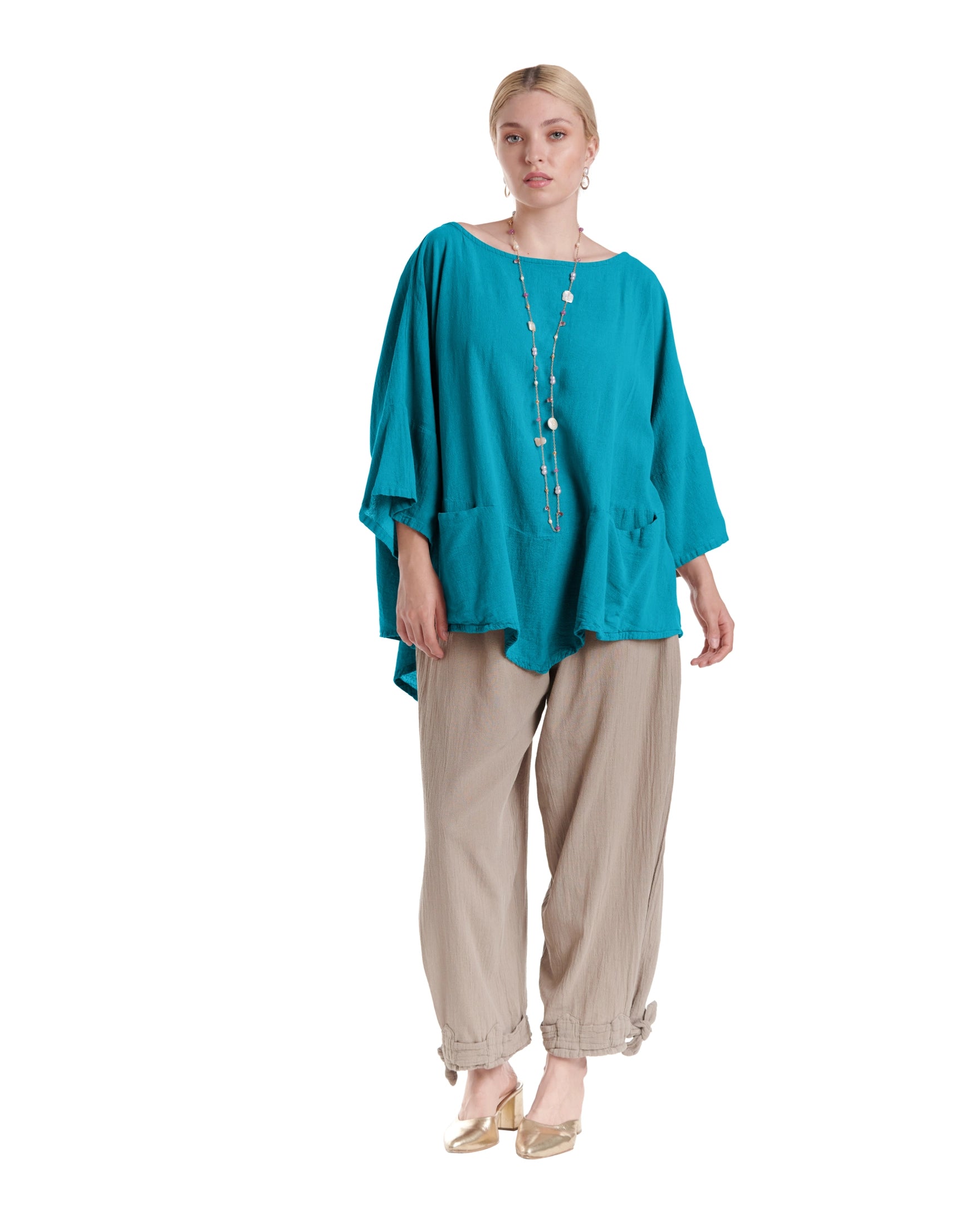 Kitty Cotton Gauze Blouse-Oh My Gauze