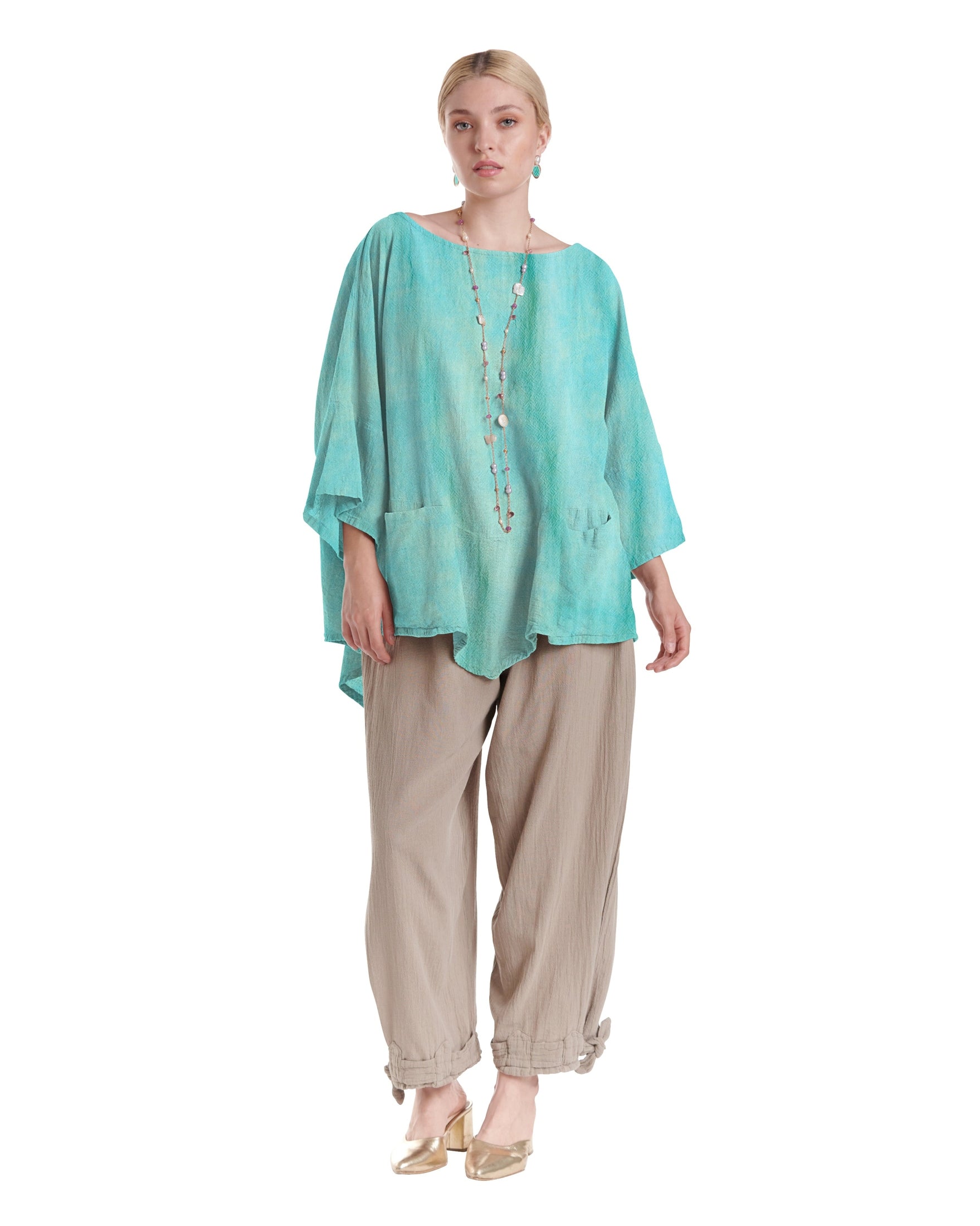 Kitty Cotton Gauze Blouse-Oh My Gauze