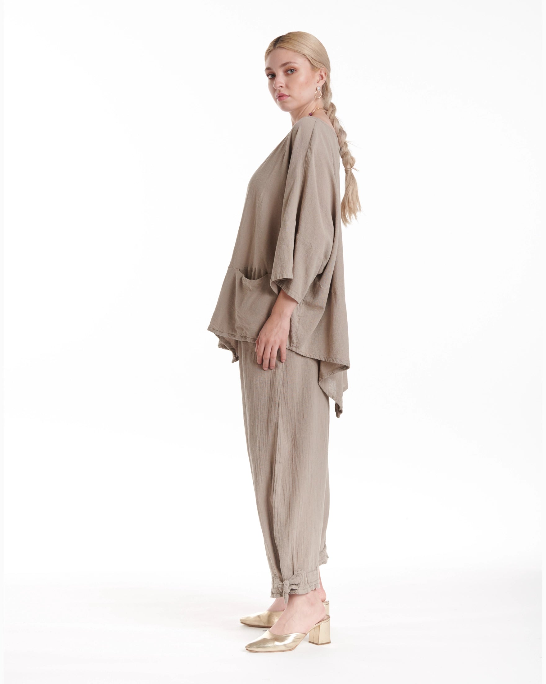 Kitty Cotton Gauze Blouse-Oh My Gauze