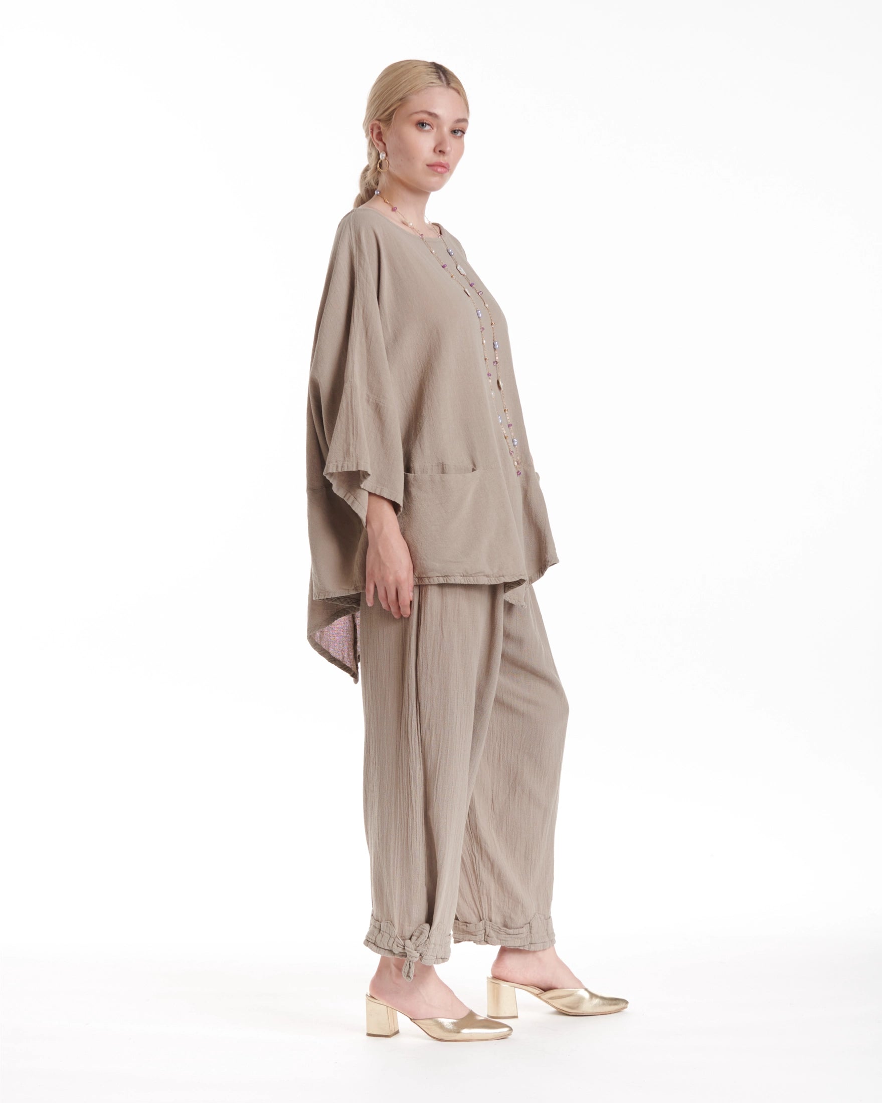 Kitty Cotton Gauze Blouse-Oh My Gauze