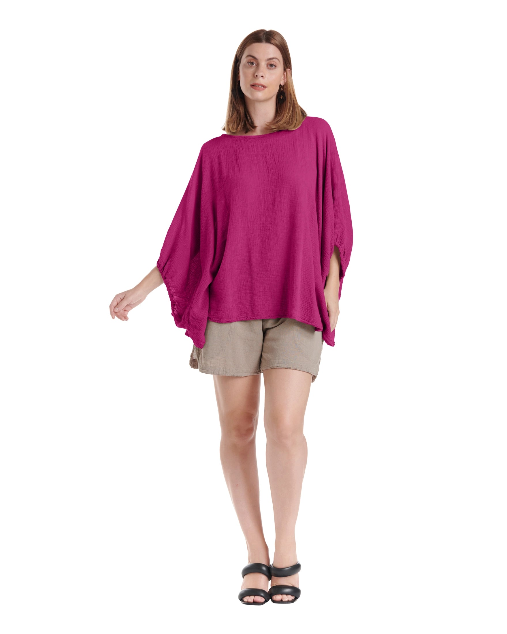 Kozzy Cotton Gauze Blouse – New Arrival-Oh My Gauze