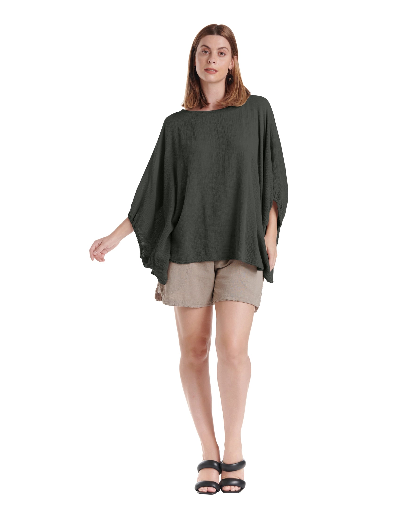 Kozzy Cotton Gauze Blouse – New Arrival-Oh My Gauze
