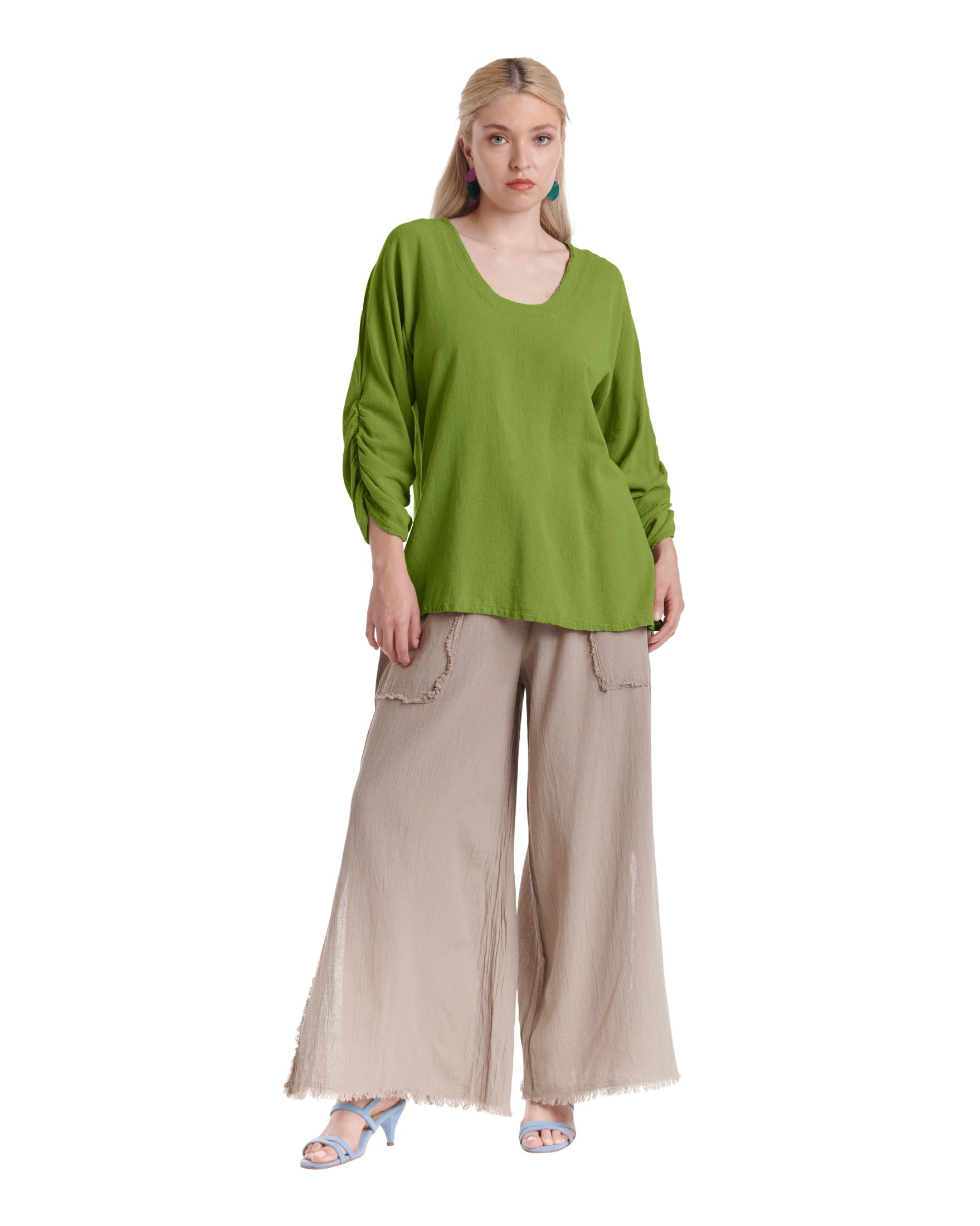 Lana Cotton Gauze Blouse-Oh My Gauze