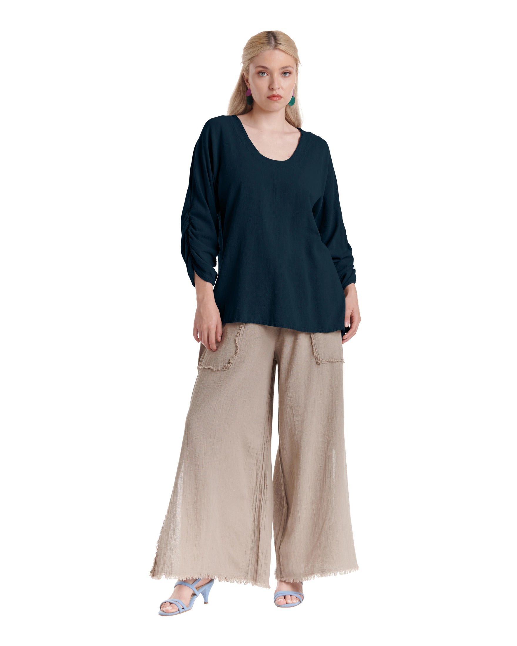 Lana Cotton Gauze Blouse-Oh My Gauze